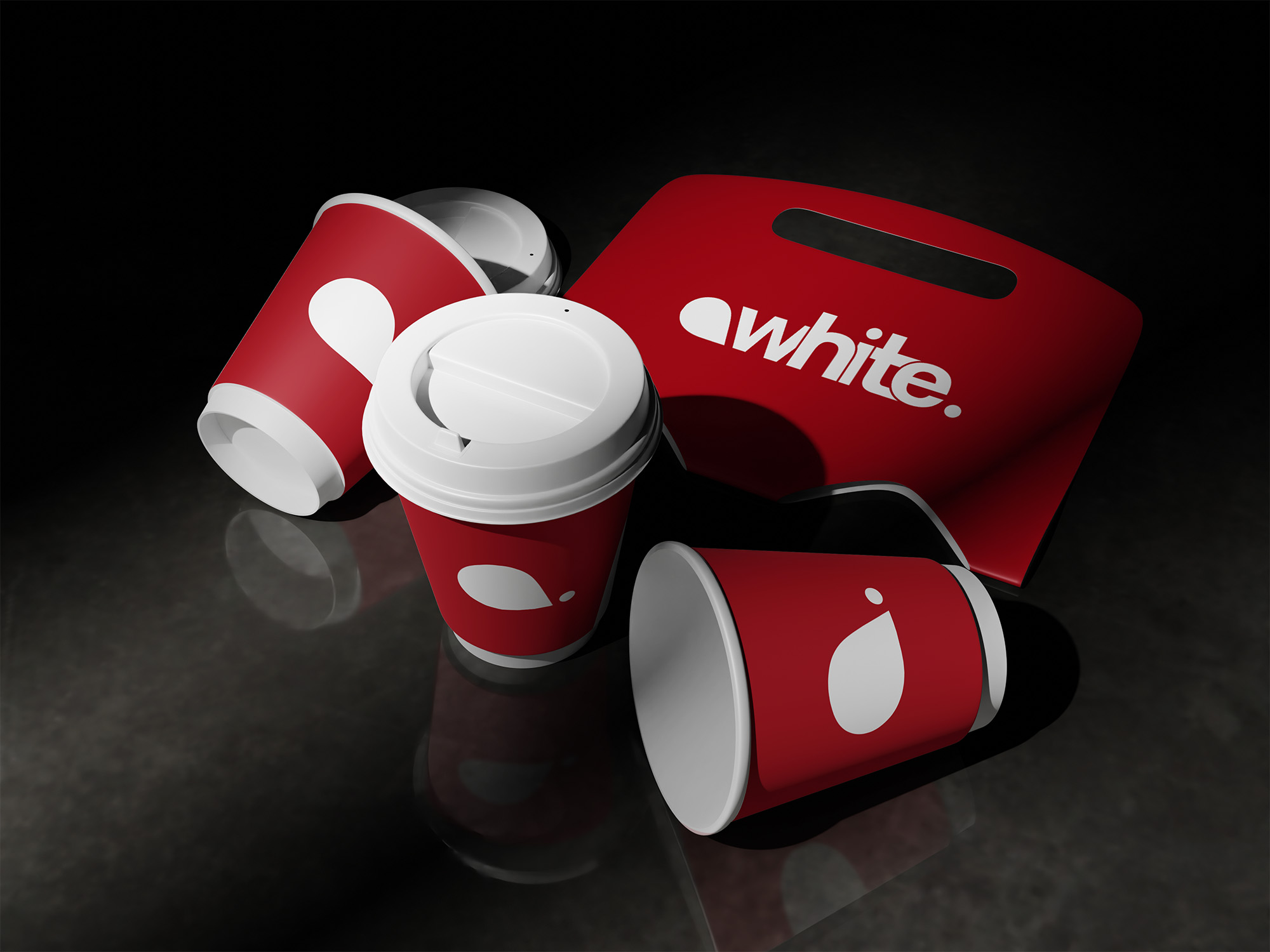 Брендинг для кофейни "WHITE" — Изображение №15 — Брендинг на Dprofile