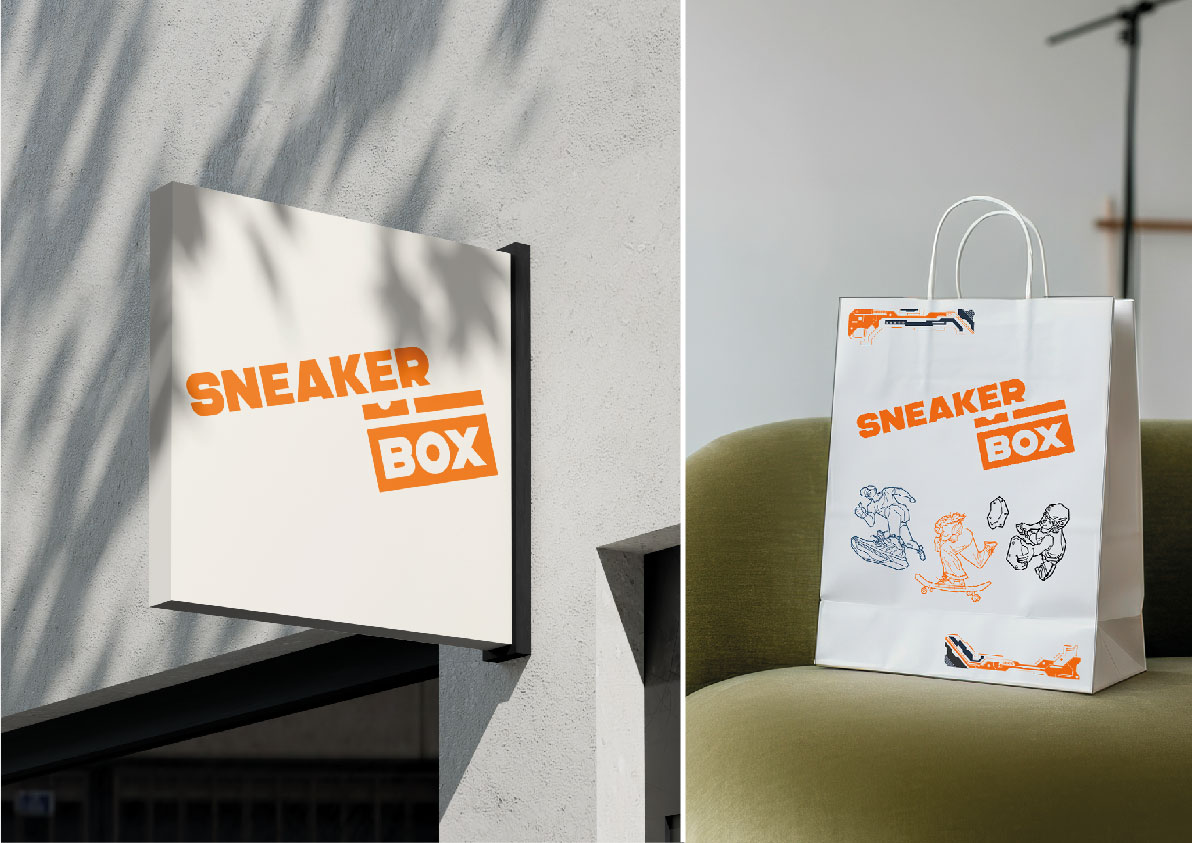 Брендбук "SNEAKERBOX" — Изображение №9 — Брендинг, Иллюстрация на Dprofile