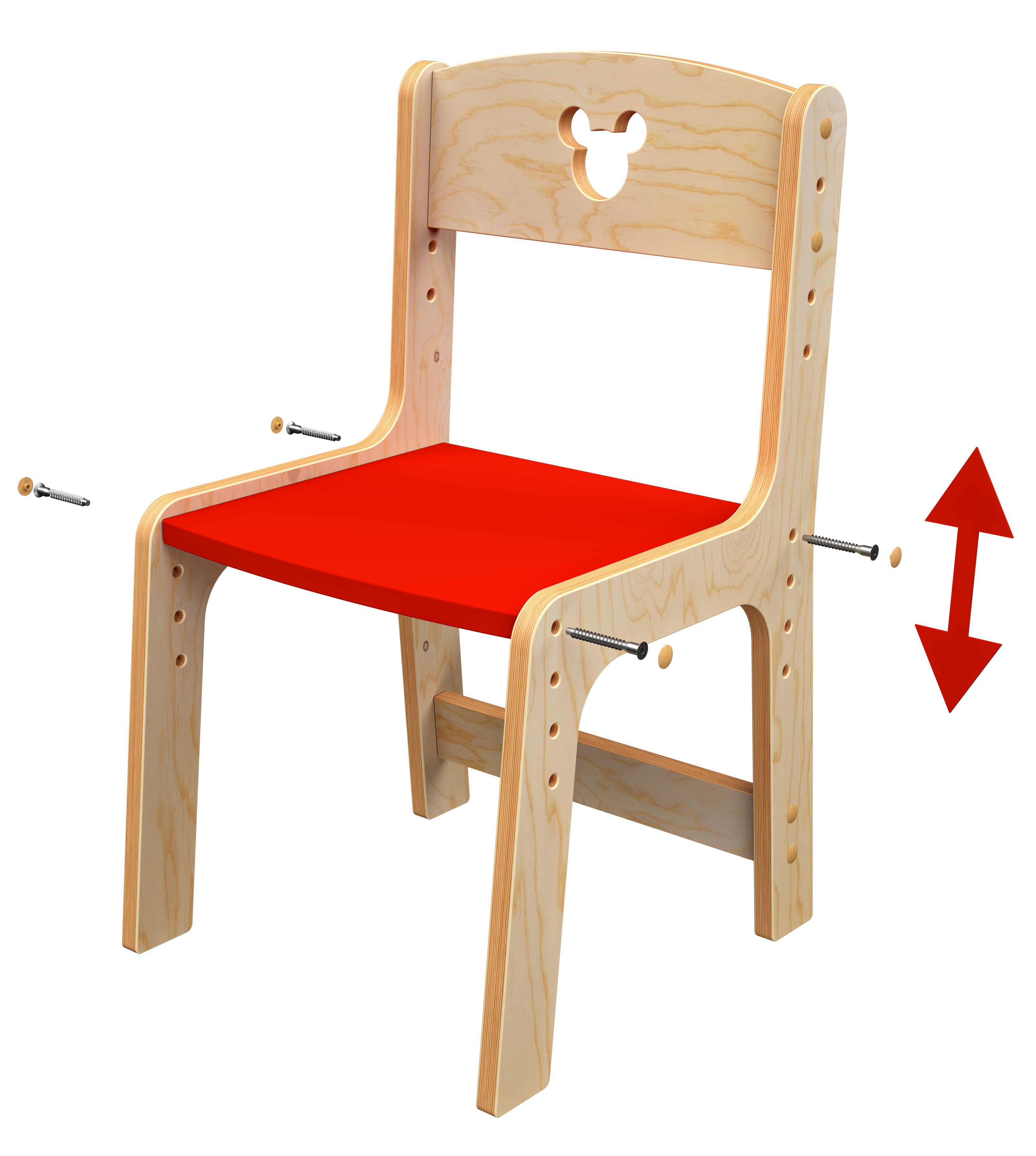 Детский стул. — Изображение №11 — 3D на Dprofile