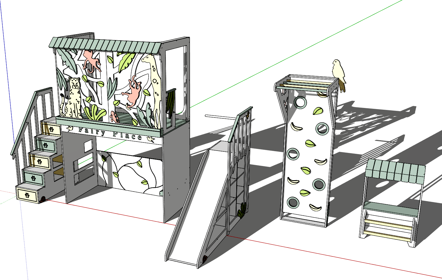 Детская мебель из фанеры. — Изображение №29 — 3D, Промдизайн на Dprofile
