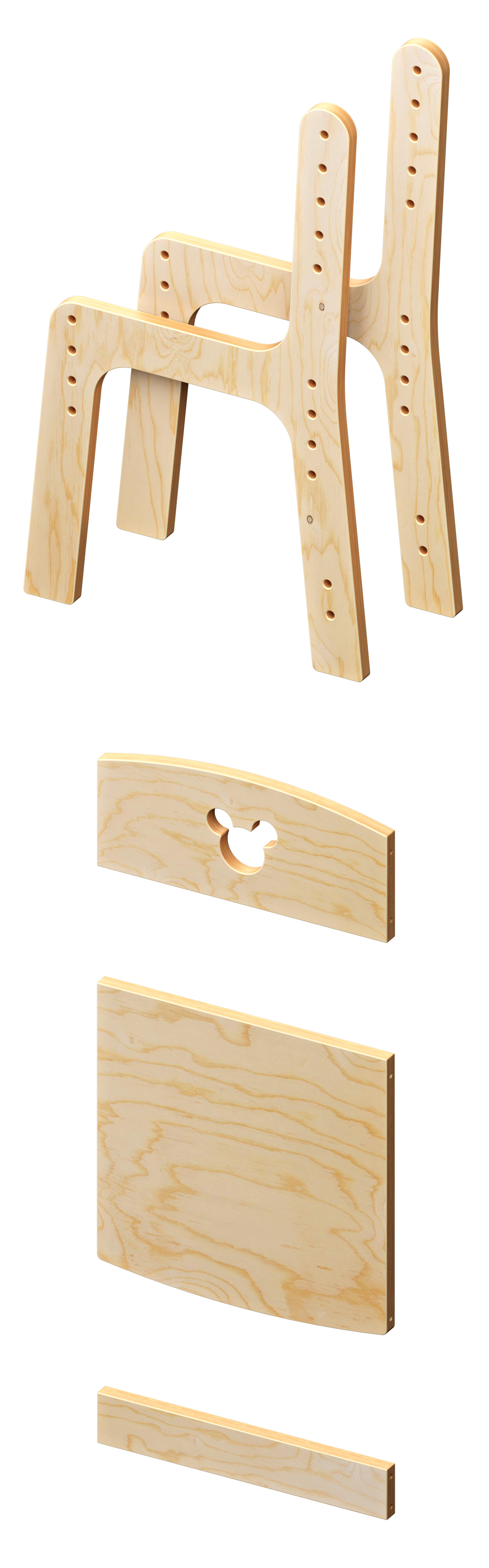 Детский стул. — Изображение №12 — 3D на Dprofile