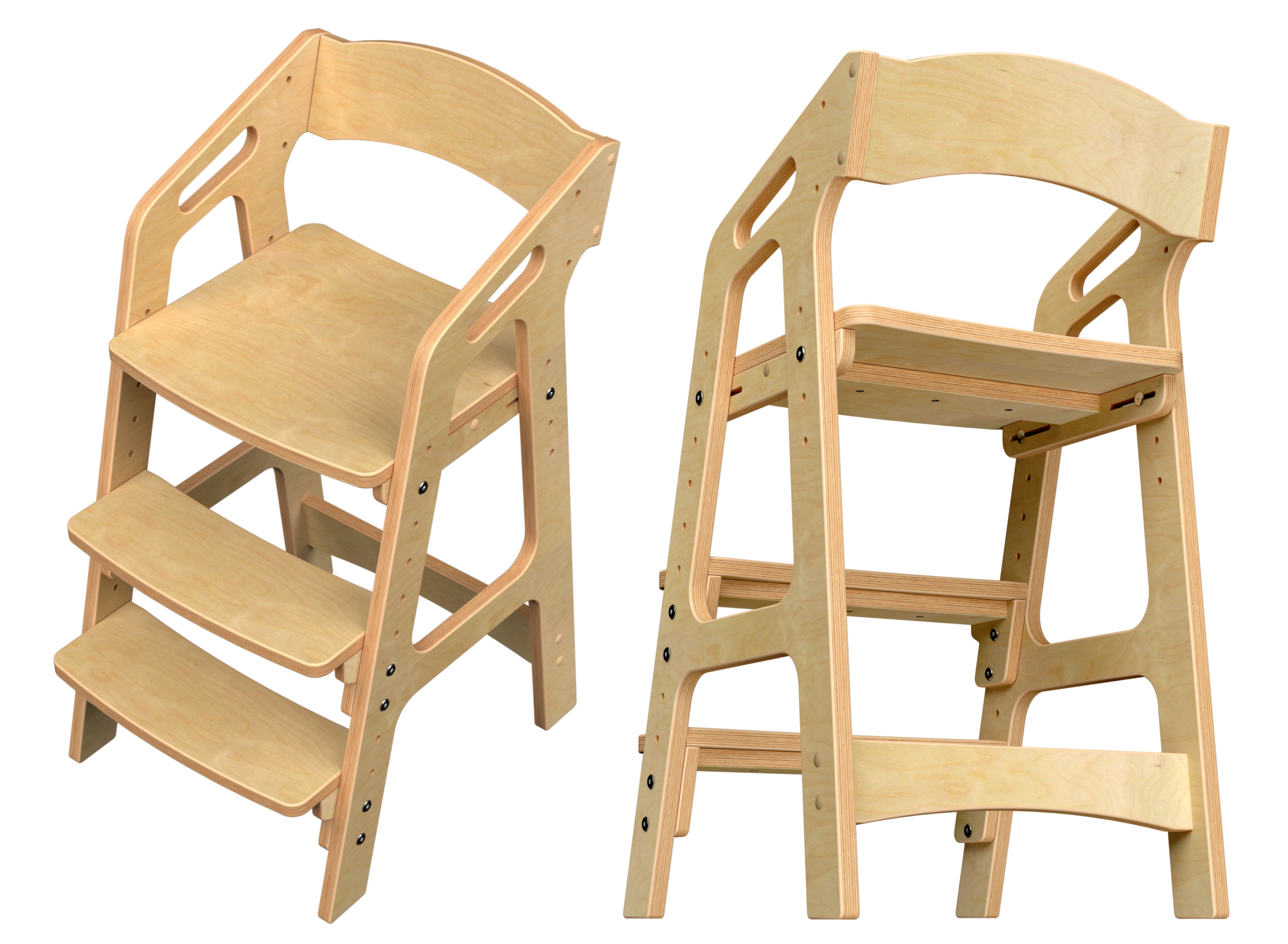 Проект. Растущий стул для детей. — Изображение №11 — 3D на Dprofile