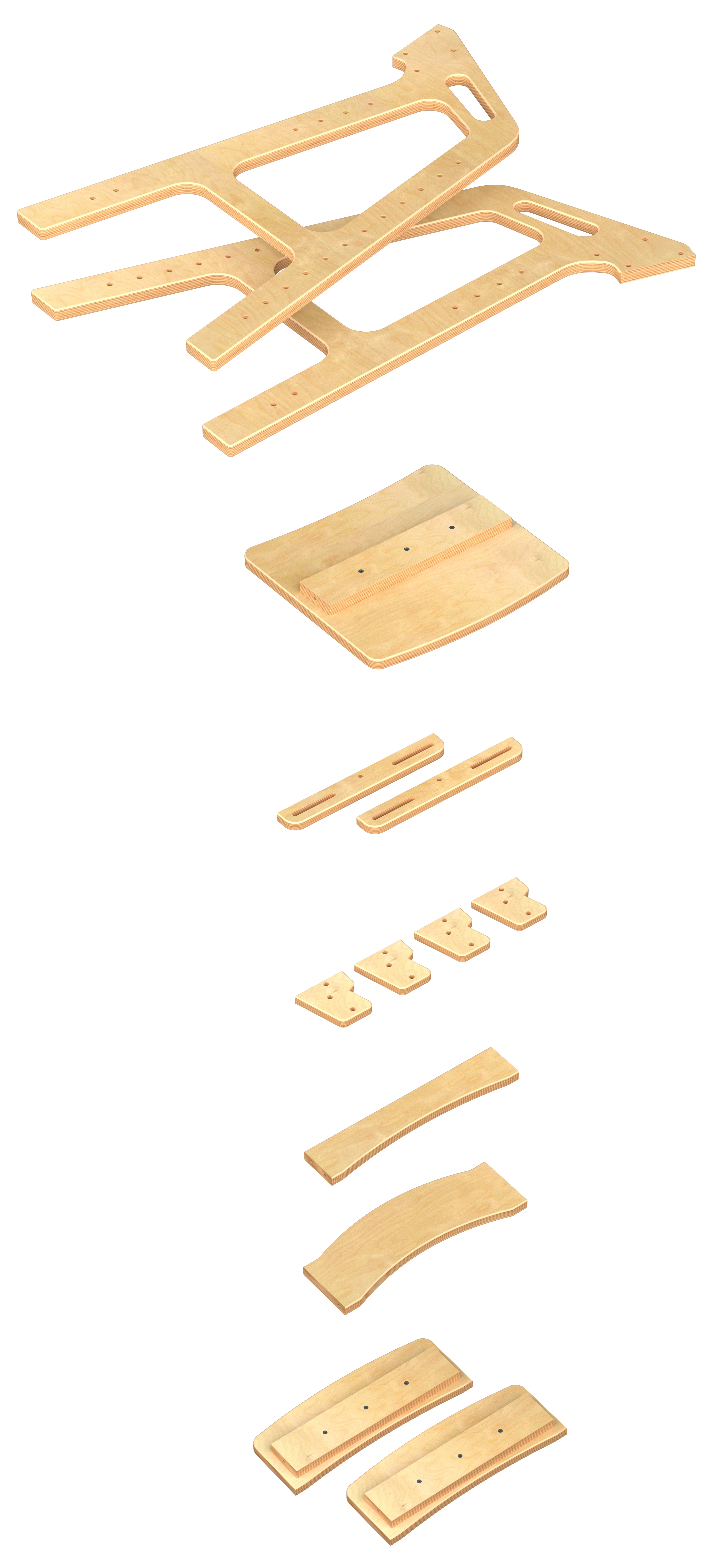 Проект. Растущий стул для детей. — Изображение №7 — 3D на Dprofile