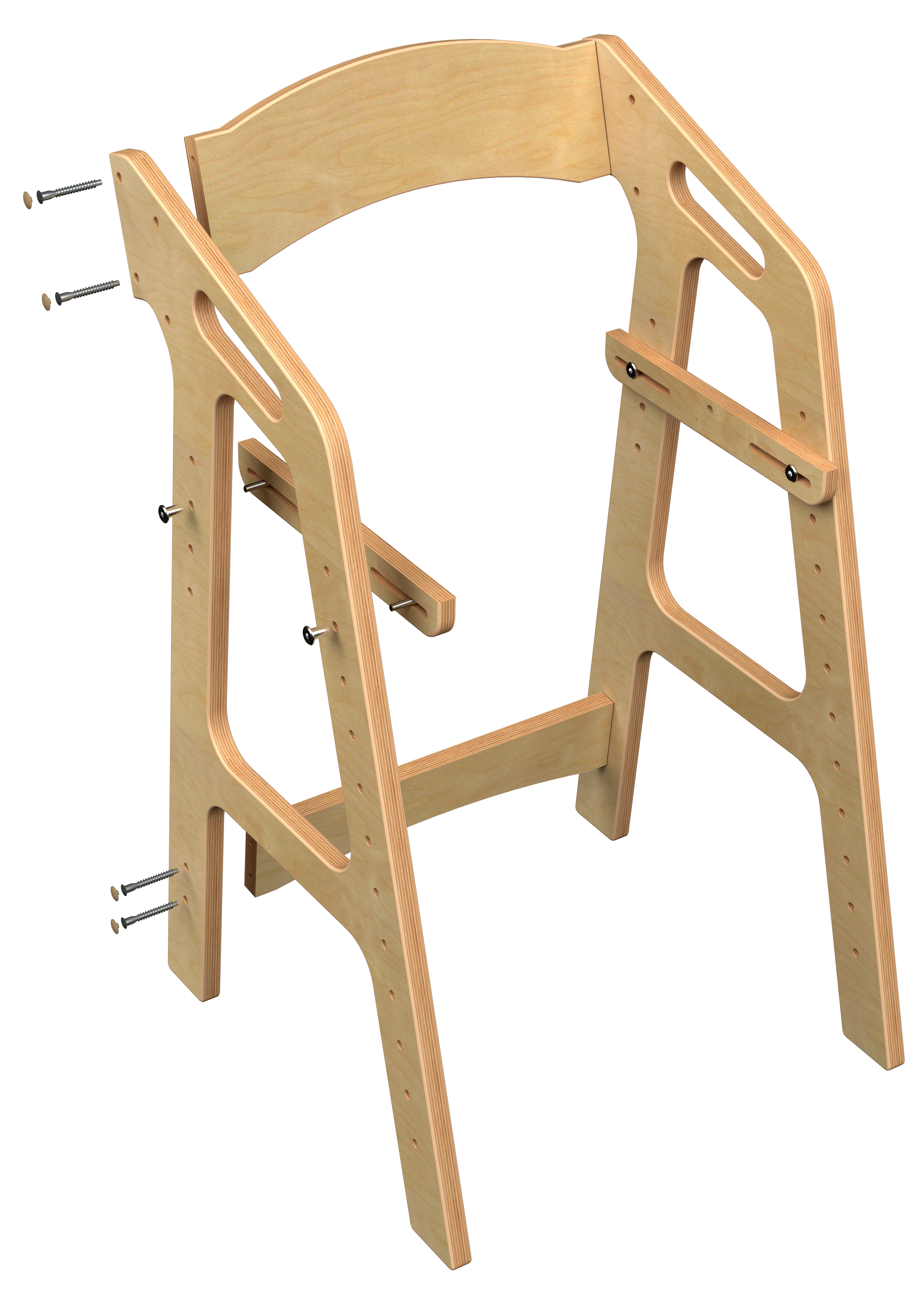 Проект. Растущий стул для детей. — Изображение №6 — 3D на Dprofile