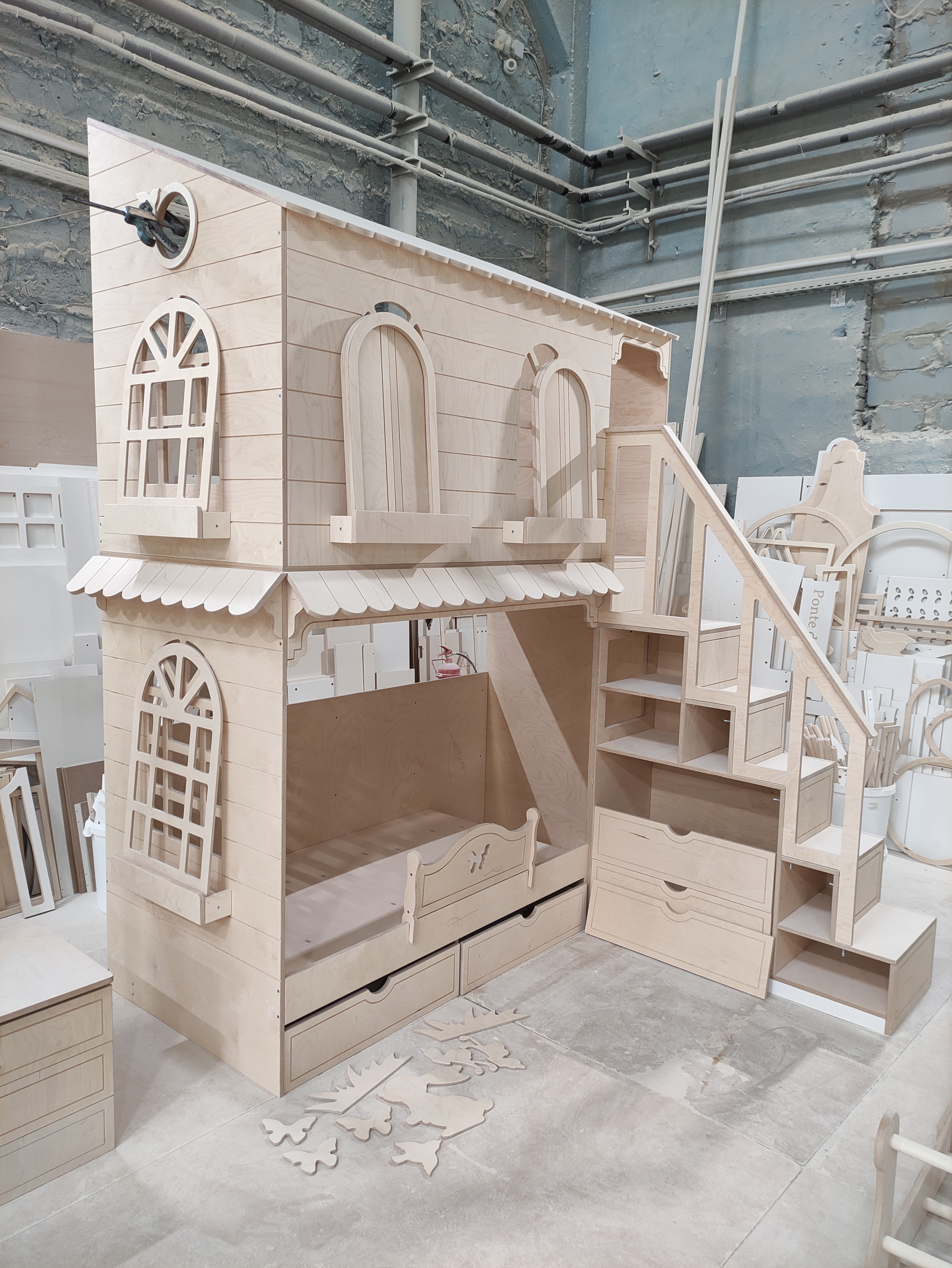 Детская мебель из фанеры. — Изображение №4 — 3D, Промдизайн на Dprofile