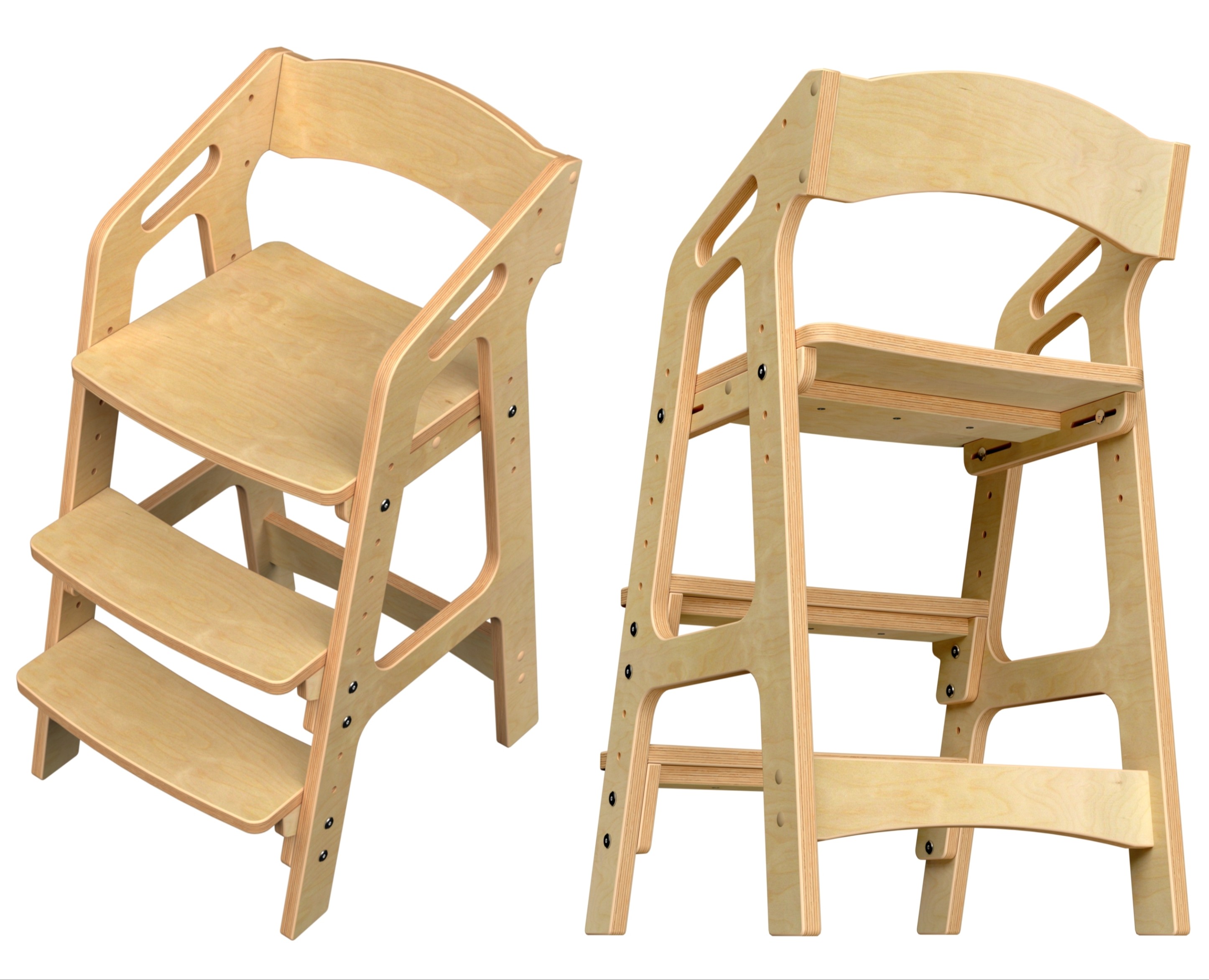 Проект. Растущий стул для детей. — 3D на Dprofile