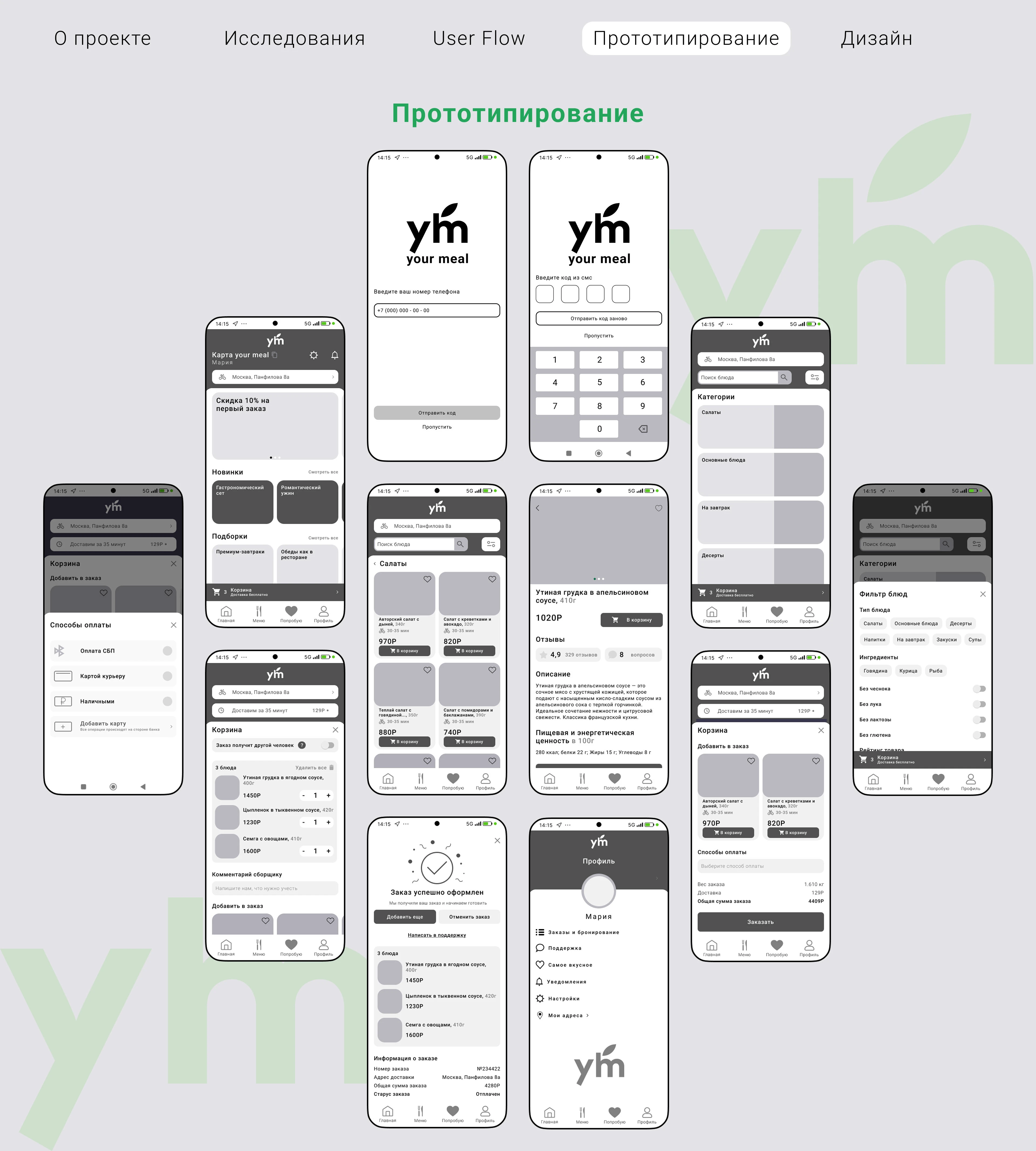 Your meal — Изображение №11 — Интерфейсы, Графика на Dprofile