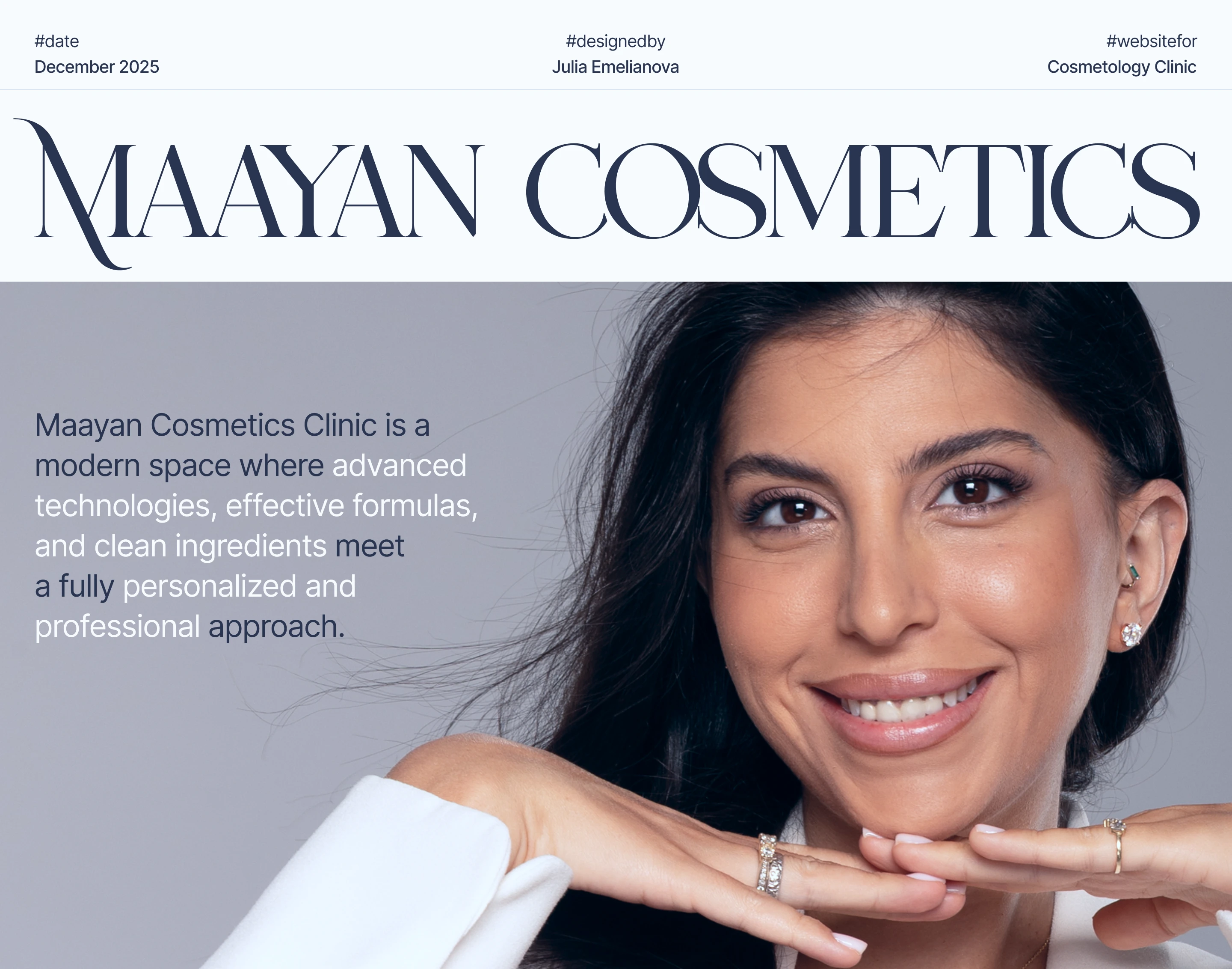 Cosmetology Clinic Website | Medical Design — Изображение №1 — Интерфейсы, Брендинг на Dprofile