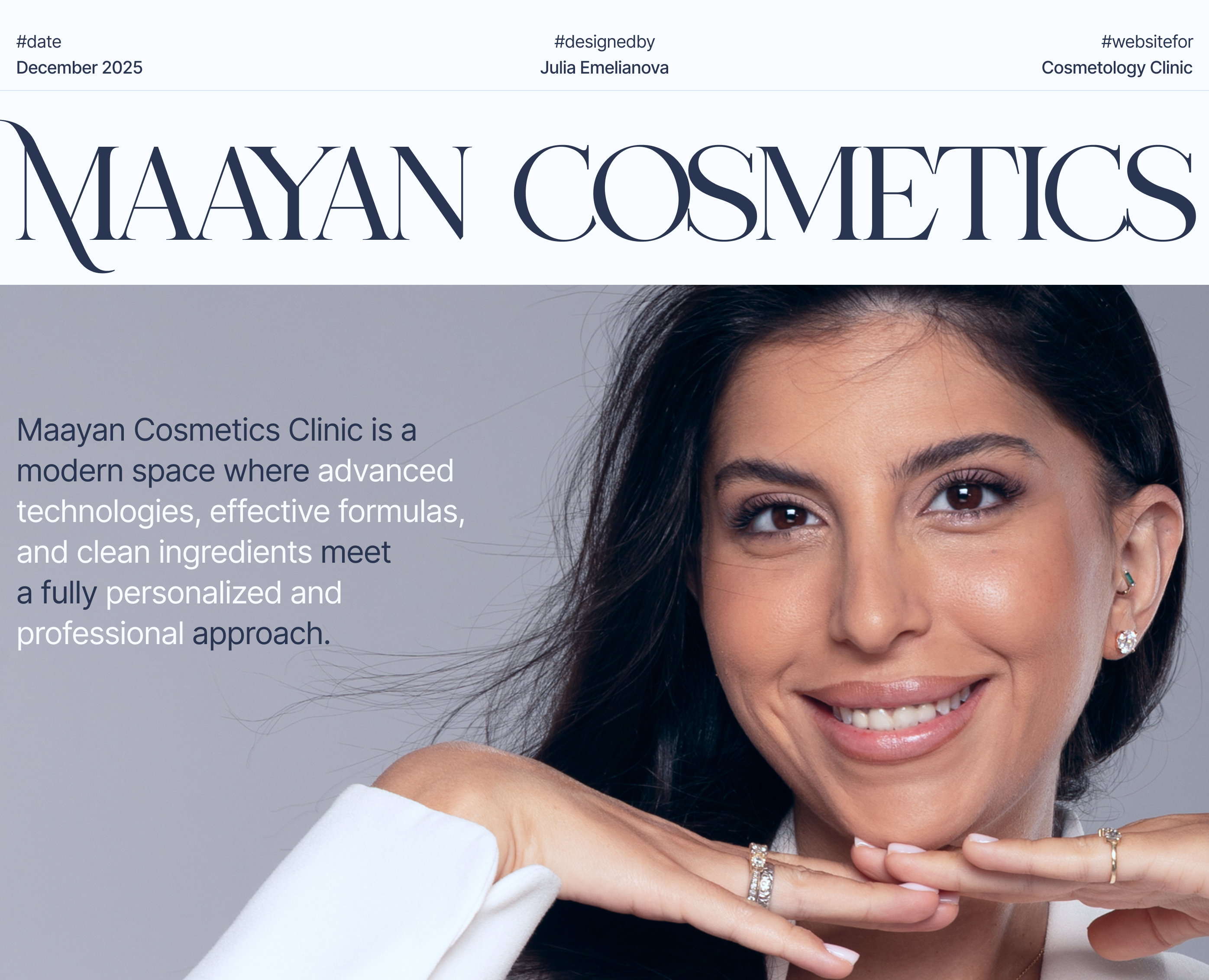 Cosmetology Clinic Website | Medical Design — Интерфейсы, Брендинг на Dprofile