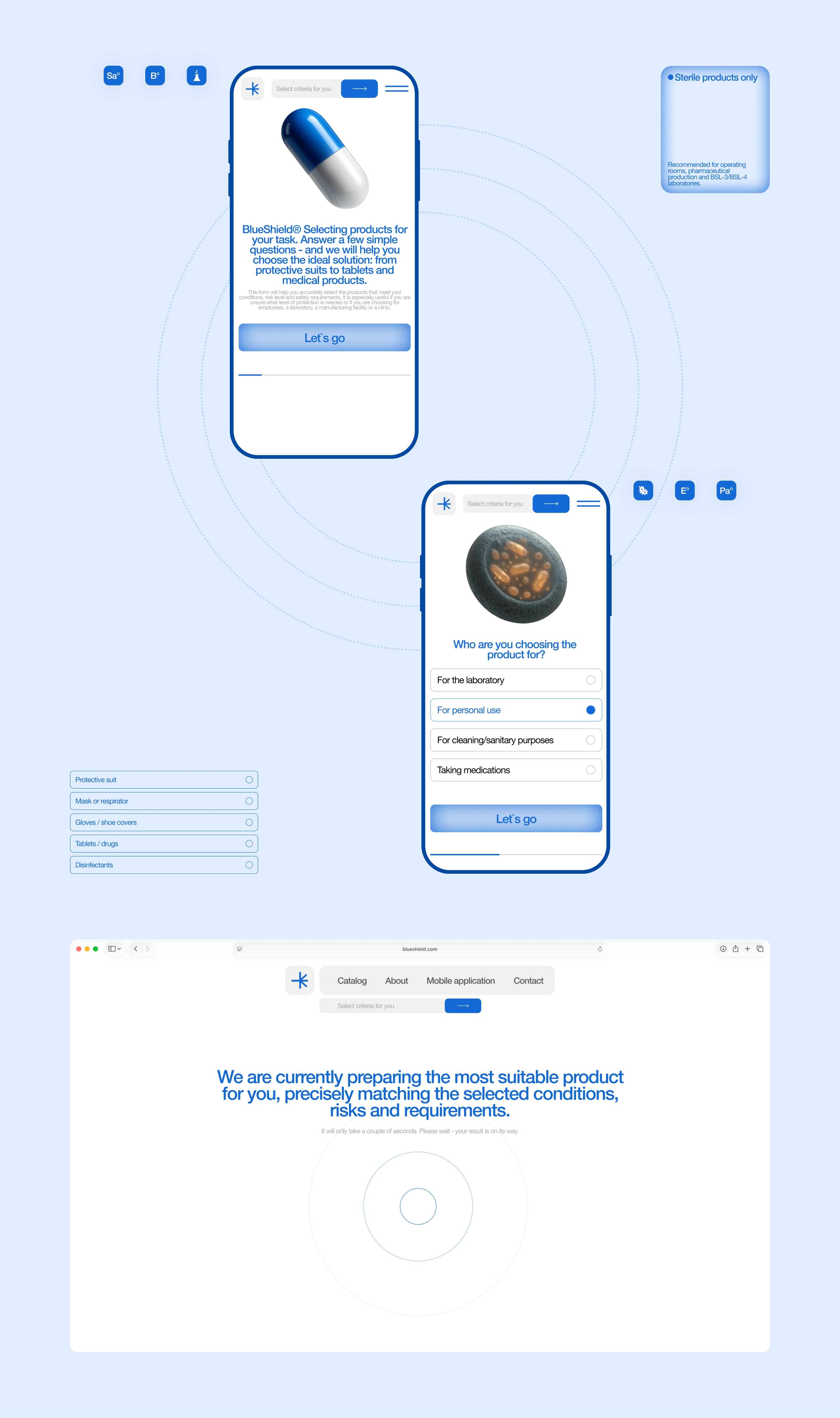 BlueShield — Изображение №5 — Интерфейсы, Анимация на Dprofile