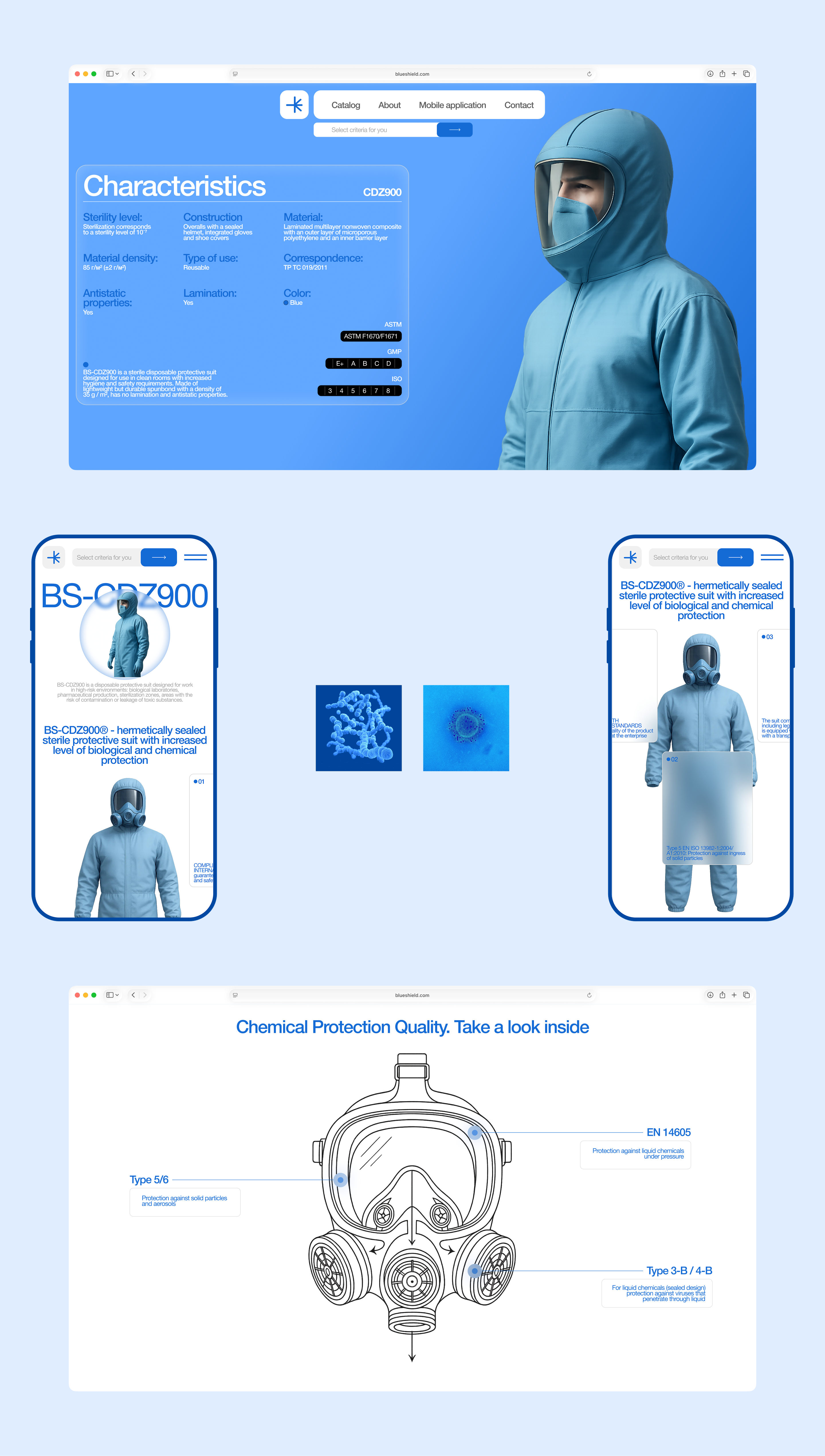 BlueShield — Изображение №4 — Интерфейсы, Анимация на Dprofile