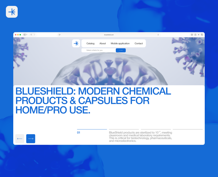 BlueShield на Dprofile