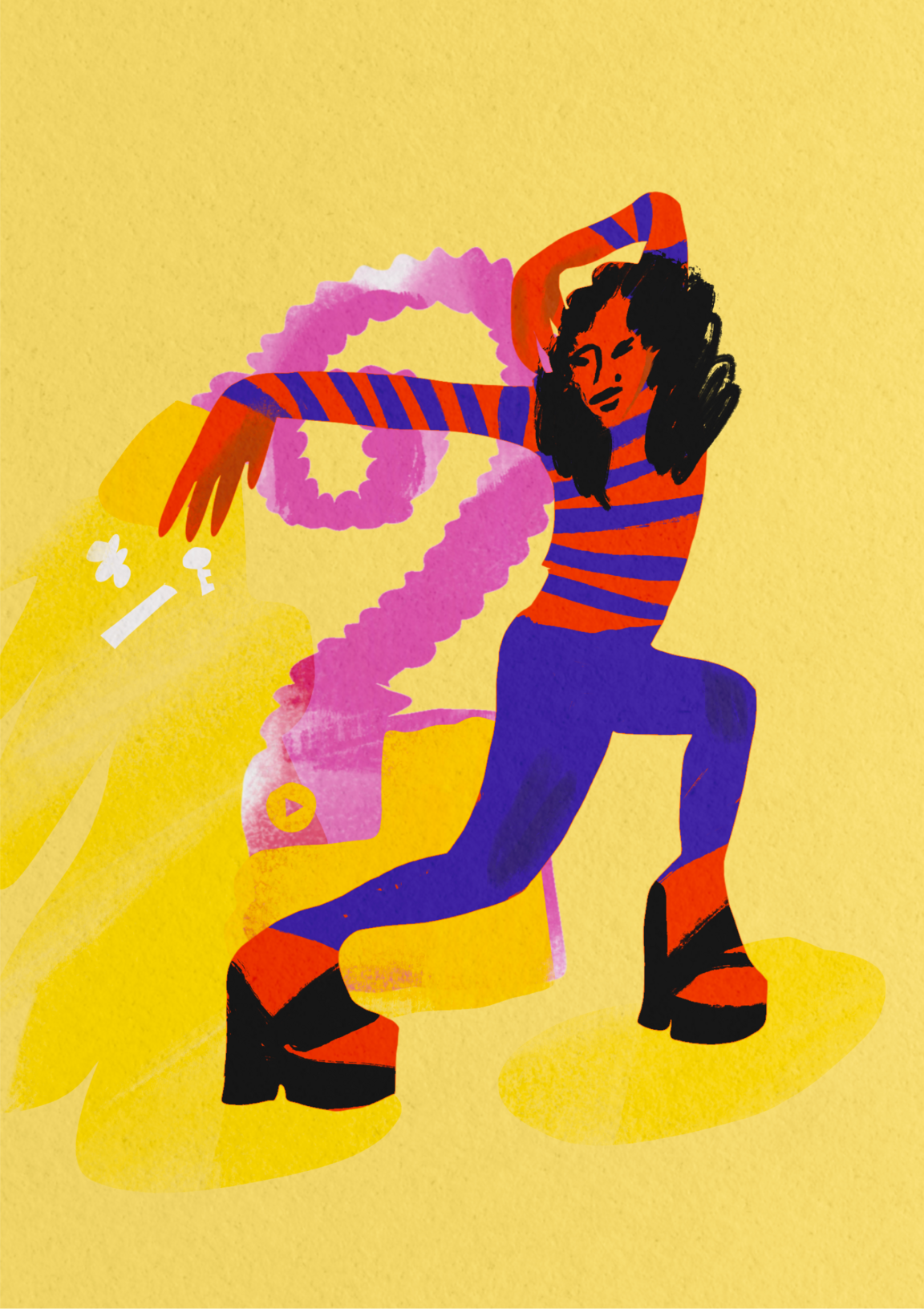 Сезон танцев в ОАО «Автосервис» 24/7 — Изображение №5 — Брендинг, Иллюстрация на Dprofile