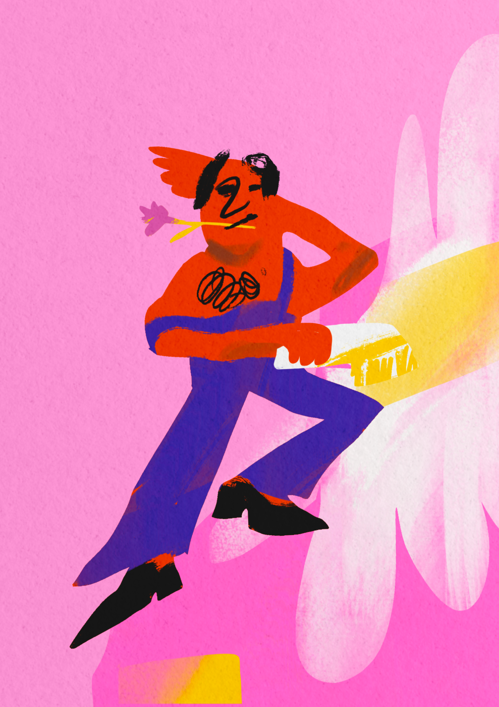 Сезон танцев в ОАО «Автосервис» 24/7 — Изображение №4 — Брендинг, Иллюстрация на Dprofile