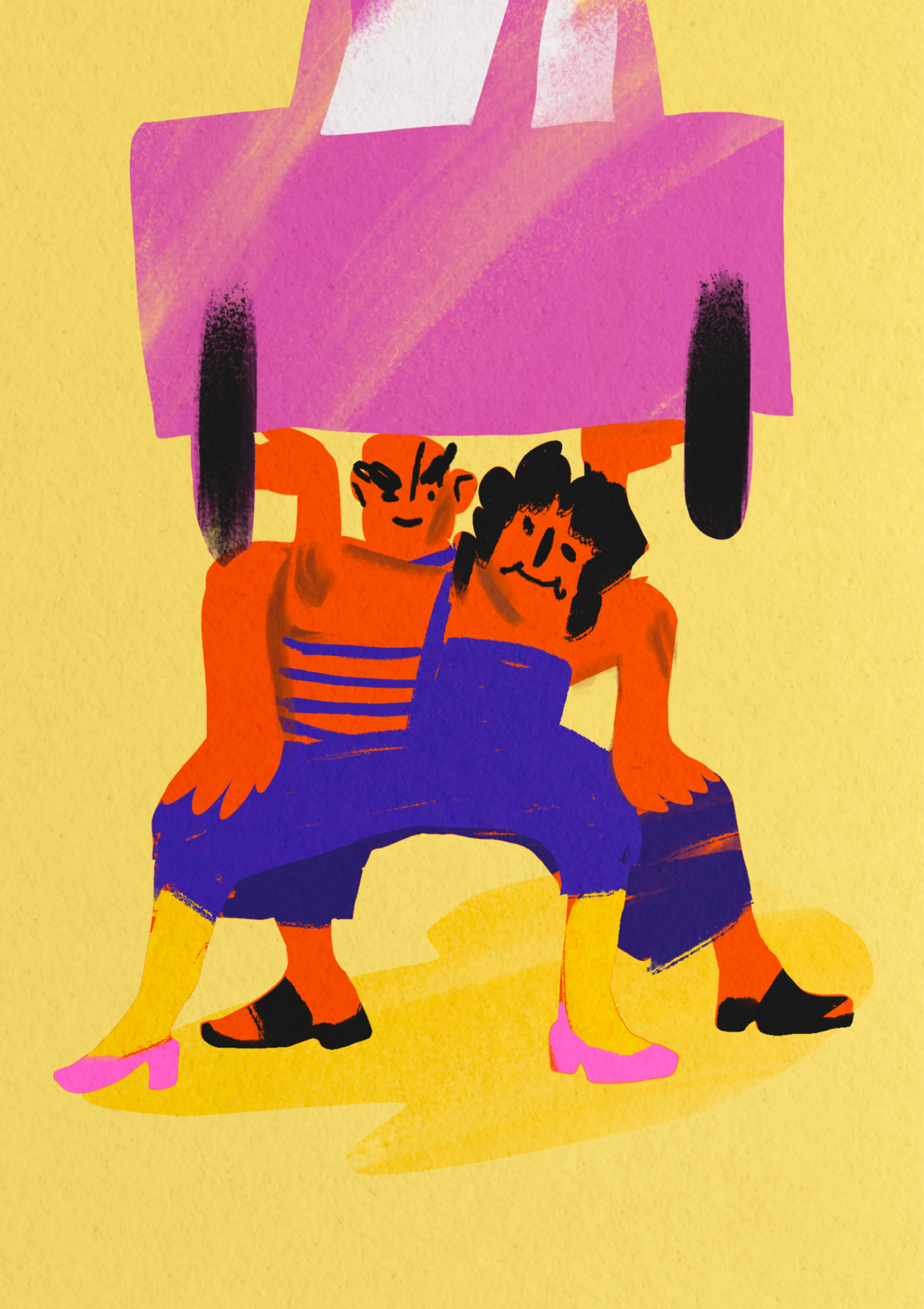 Сезон танцев в ОАО «Автосервис» 24/7 — Изображение №3 — Брендинг, Иллюстрация на Dprofile