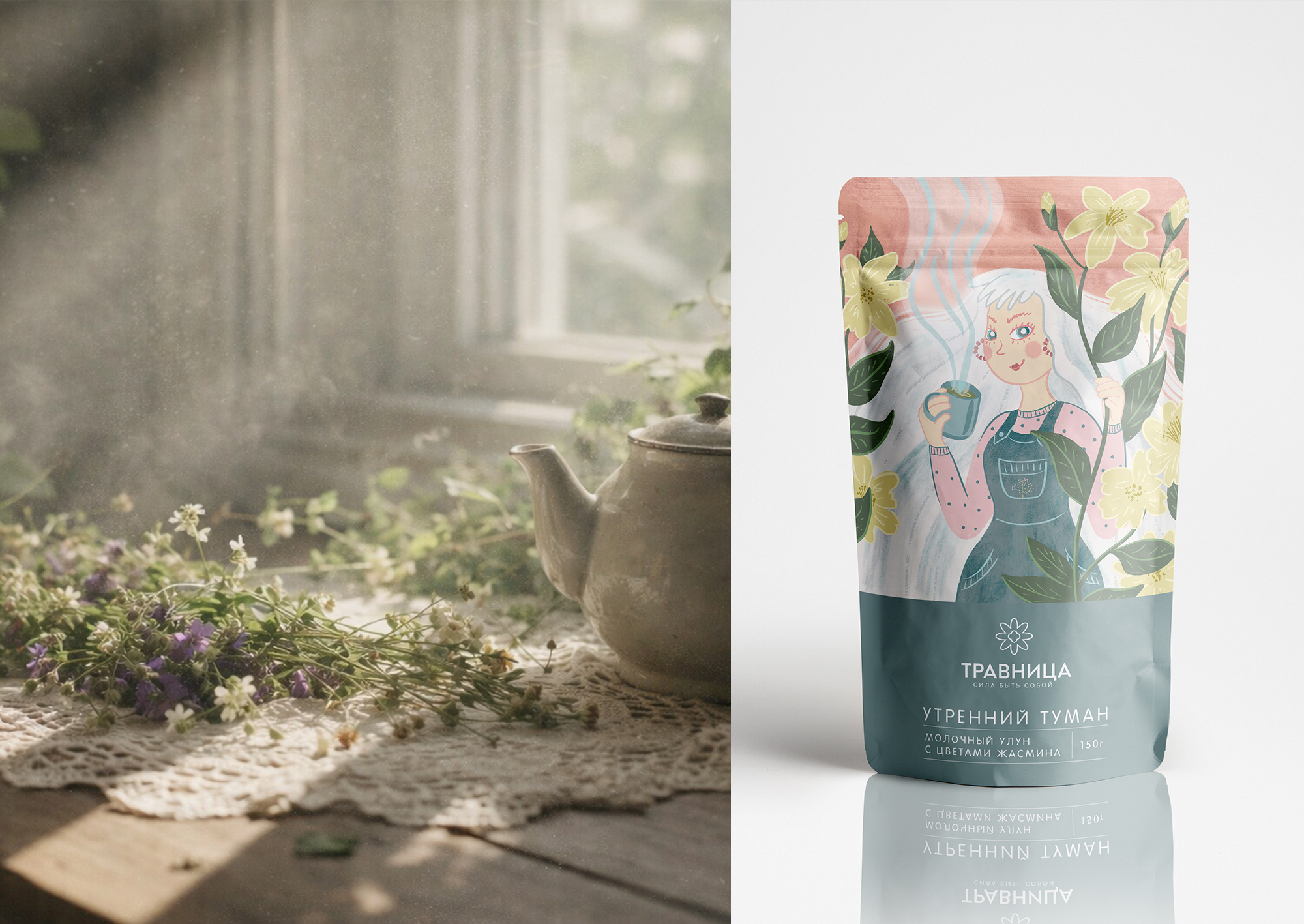 Дизайн упаковки чая ТРАВНИЦА — Изображение №4 — Брендинг, Иллюстрация на Dprofile