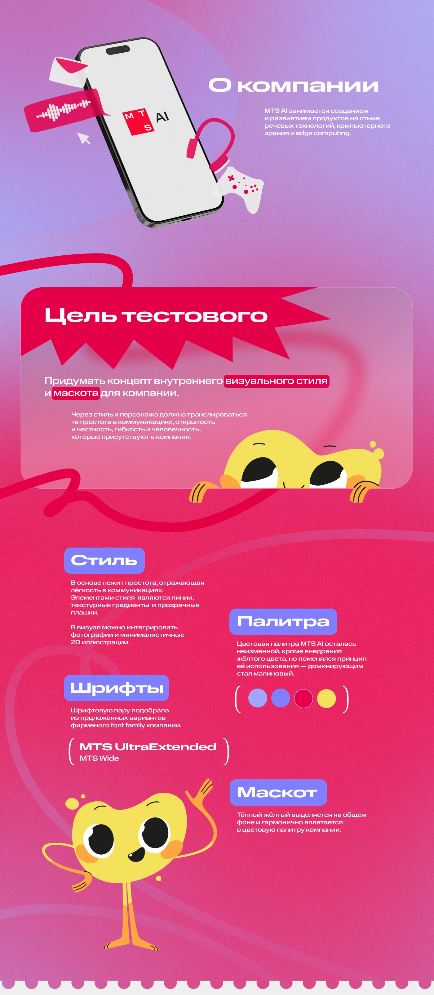 Тестовое для MTS AI — Изображение №1 — Интерфейсы на Dprofile