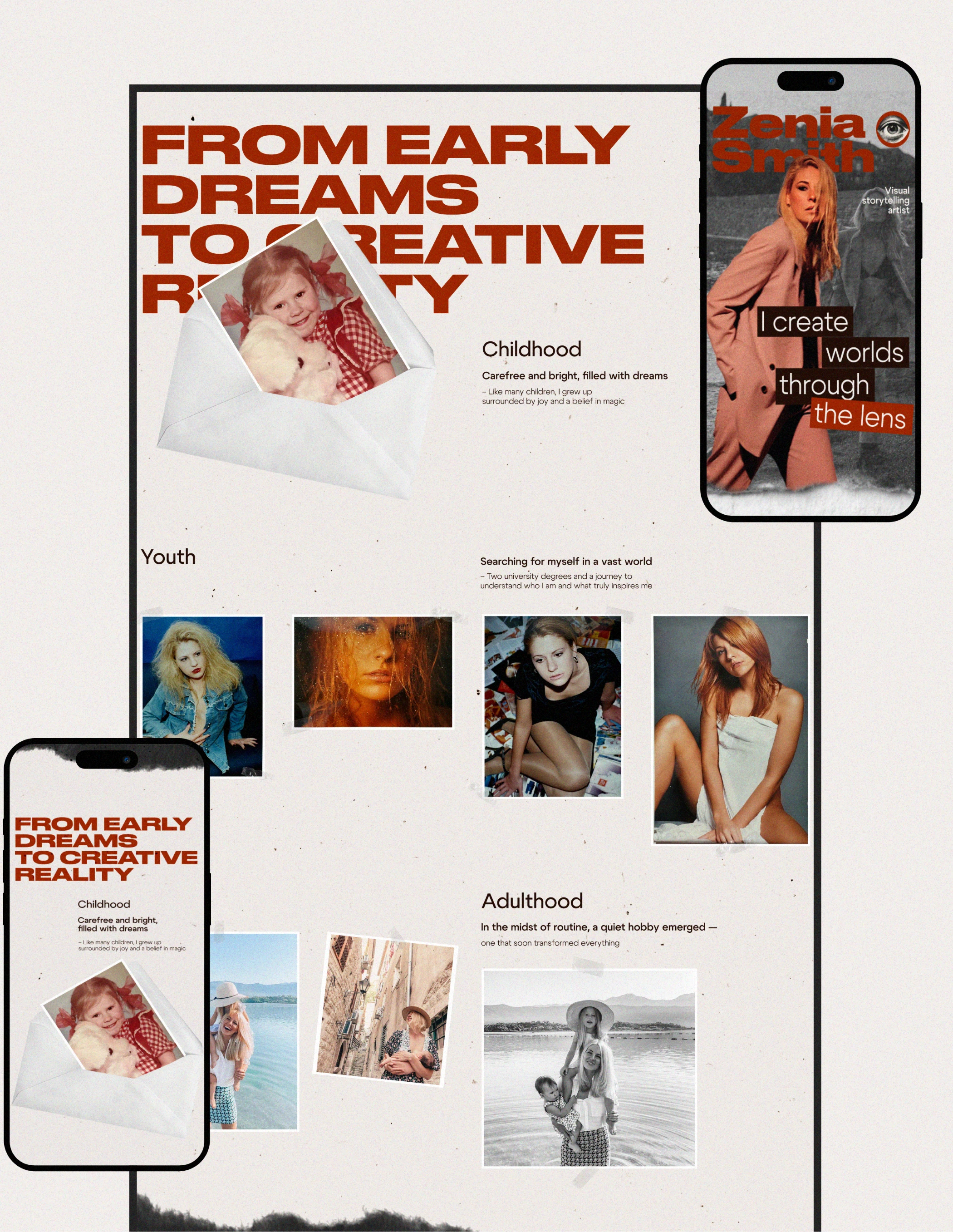 Сайт портфолио для фотографа — Изображение №9 — Интерфейсы, Анимация на Dprofile