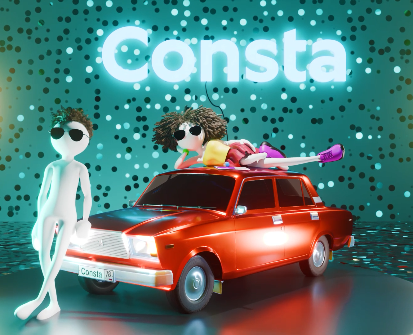 Consta Анимация продукта — 3D, Анимация на Dprofile