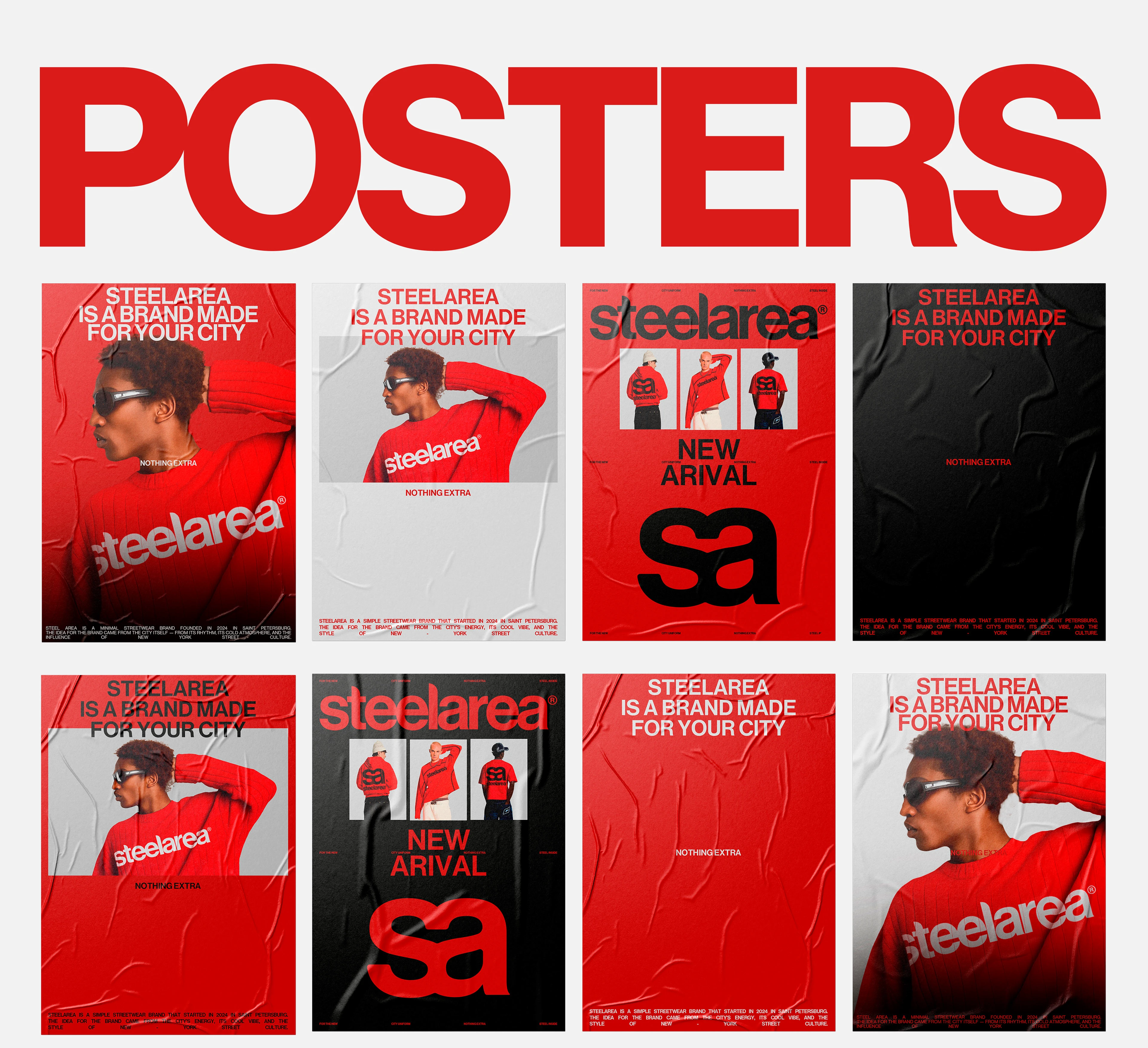 STEELAREA® | Clothing brand identity — Изображение №14 — Брендинг на Dprofile