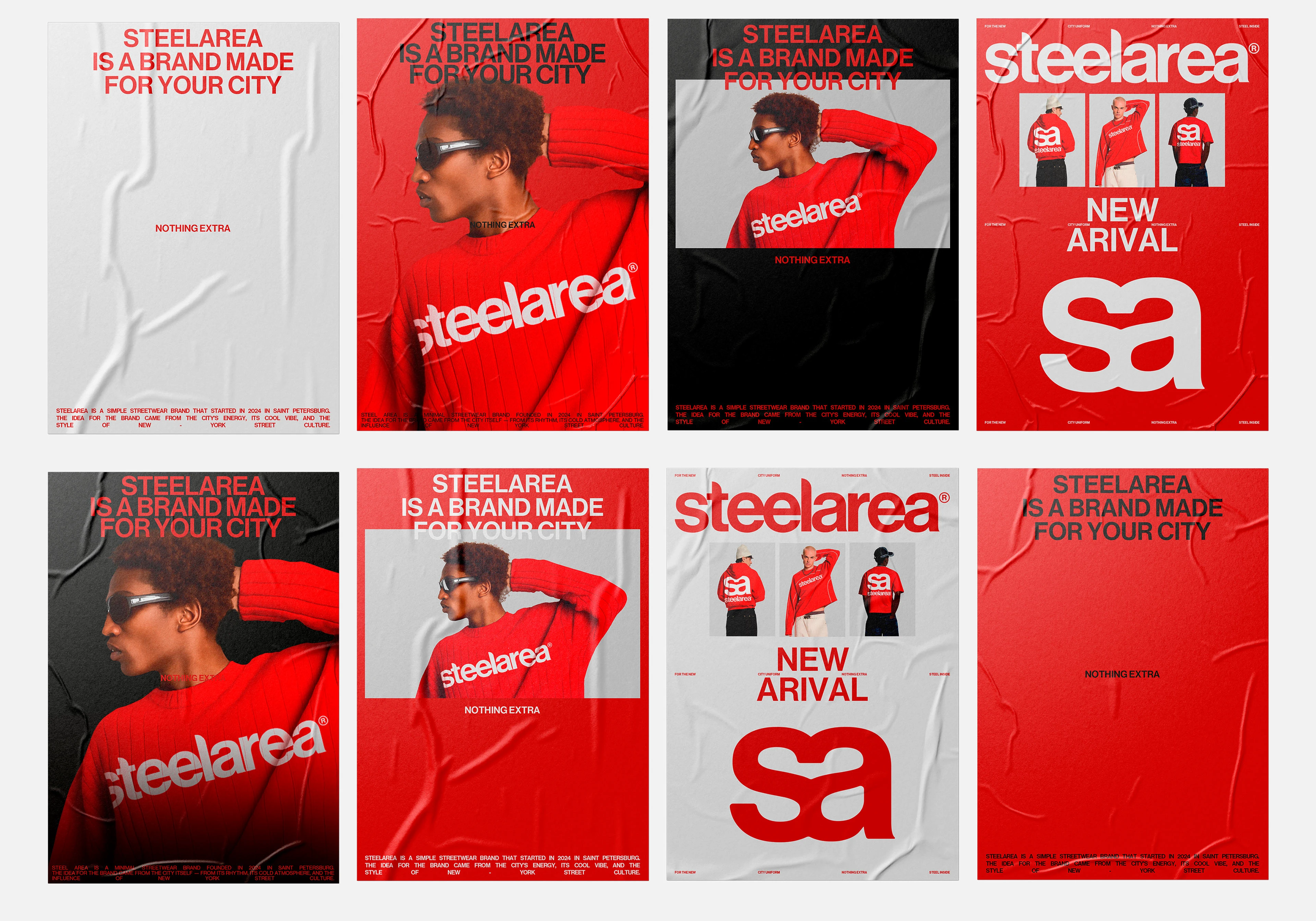 STEELAREA® | Clothing brand identity — Изображение №15 — Брендинг на Dprofile
