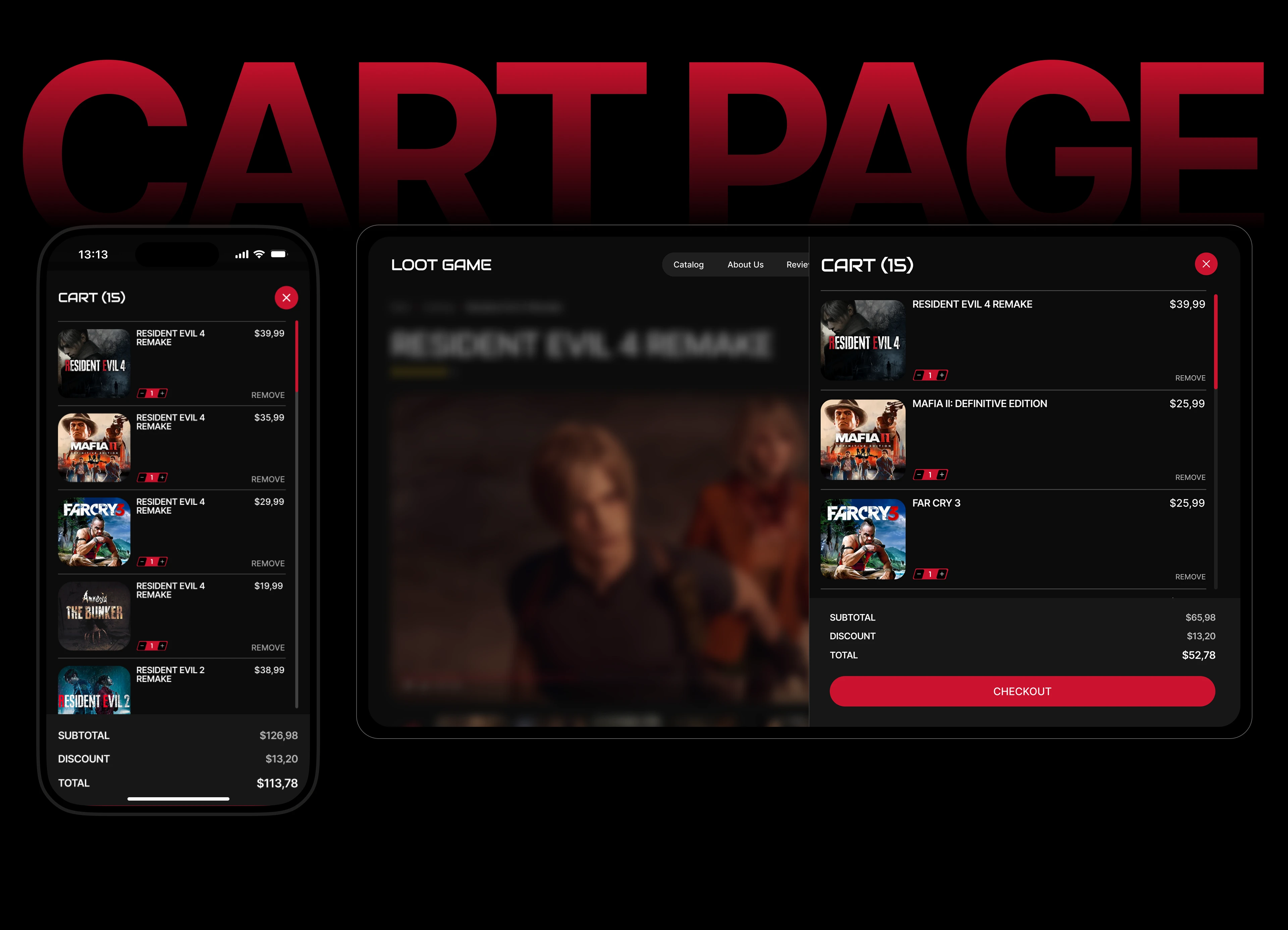 LootGame | E-commerce — Изображение №11 — Интерфейсы на Dprofile