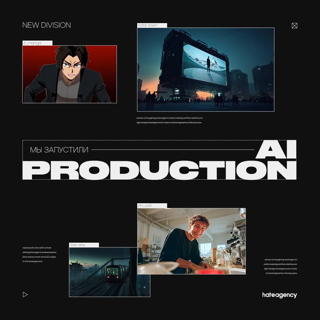 Нейрошоурил // AI Production — Изображение №1 — Иллюстрация, Графика на Dprofile