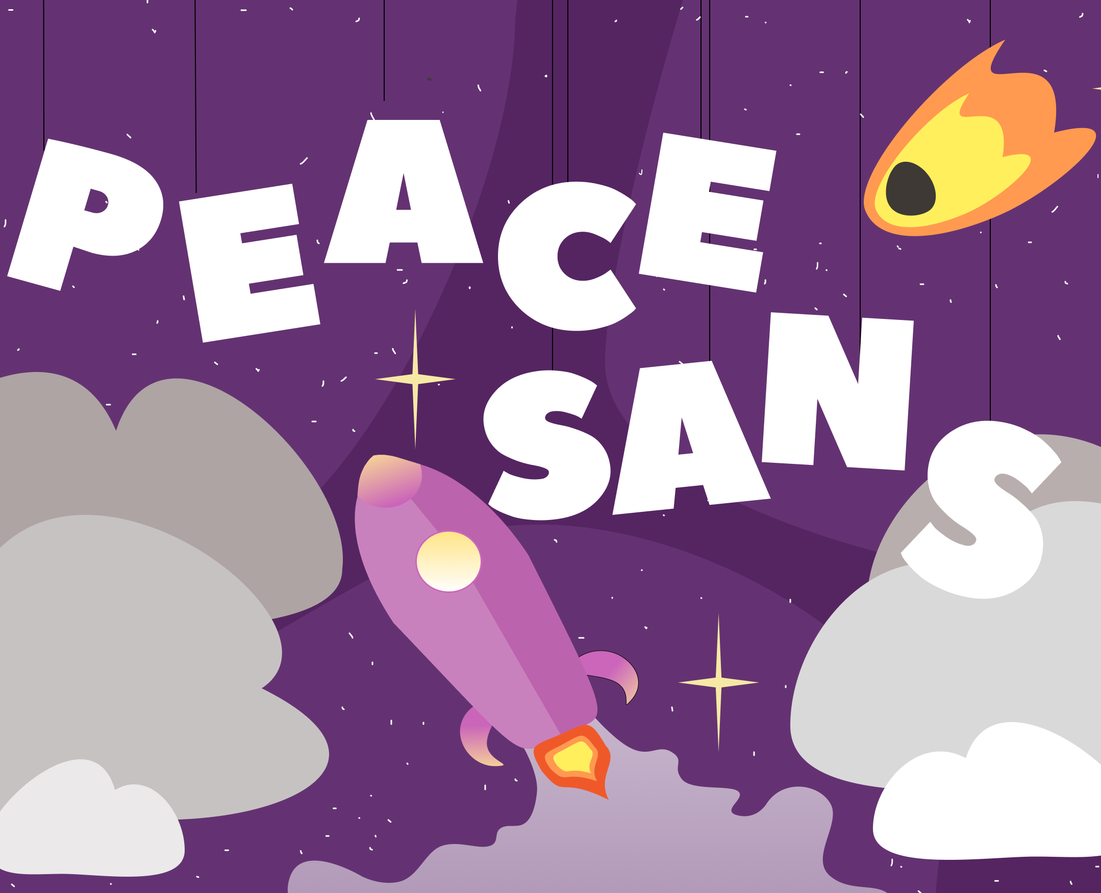 Лонгрид Peace Sans / планетарий на Dprofile