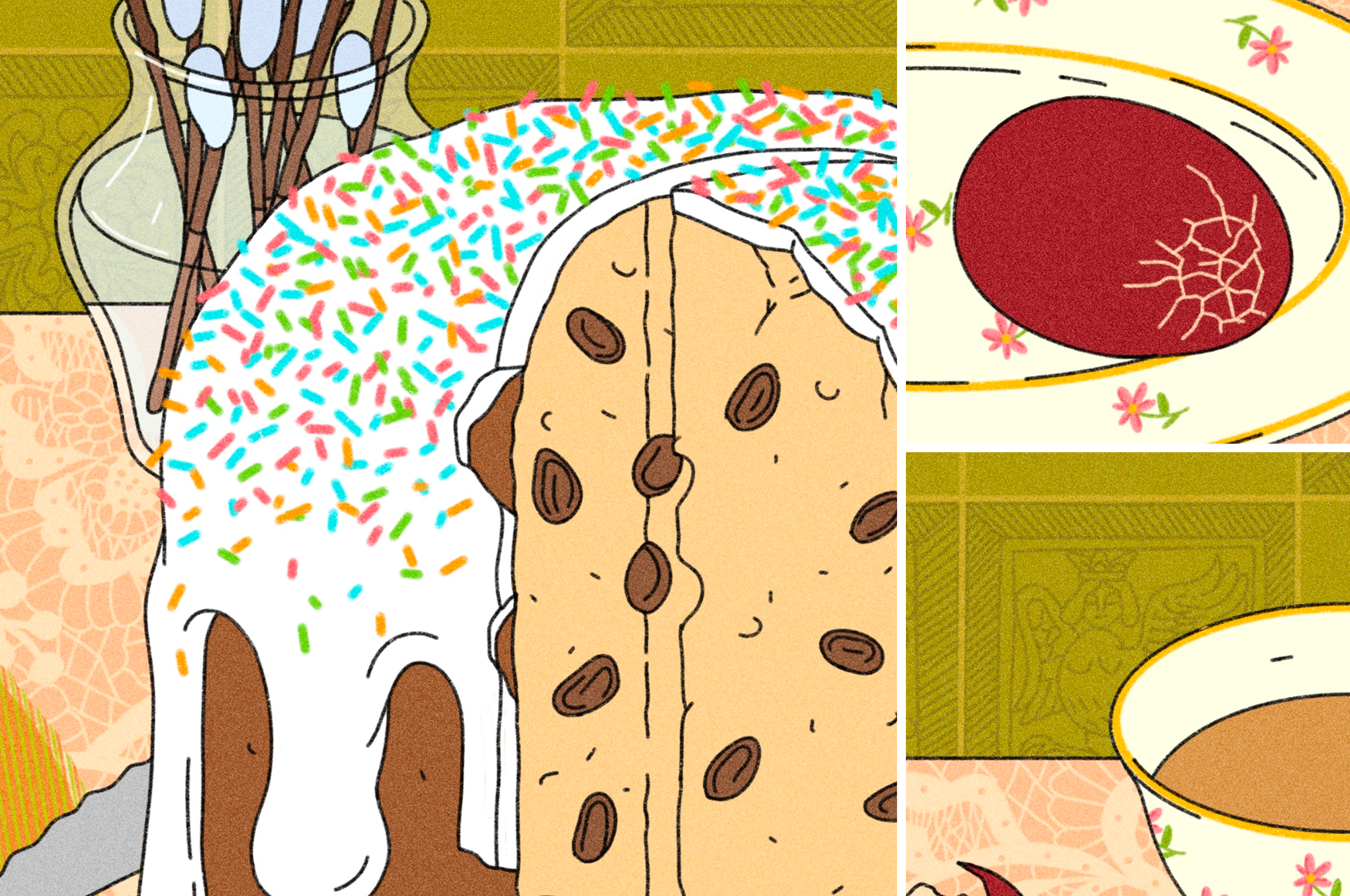 ХВ — пасхальная открытка — Изображение №6 — Иллюстрация, Графика на Dprofile