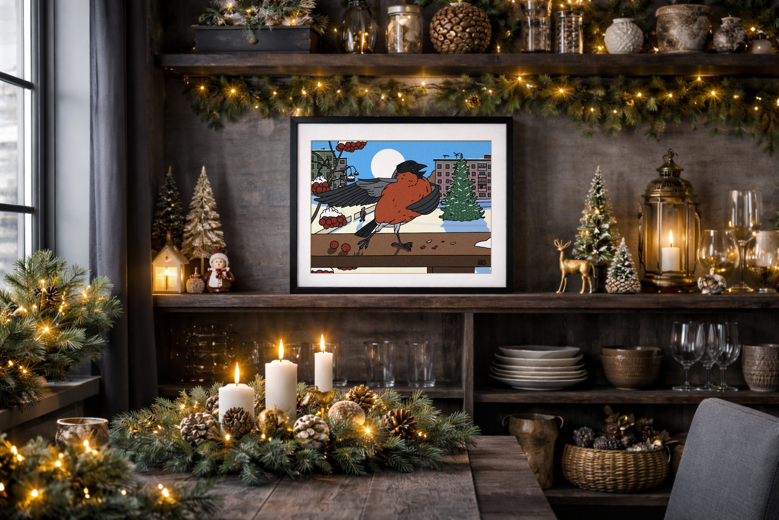 Новогодние принты 2024–2026 — Изображение №6 — Иллюстрация на Dprofile