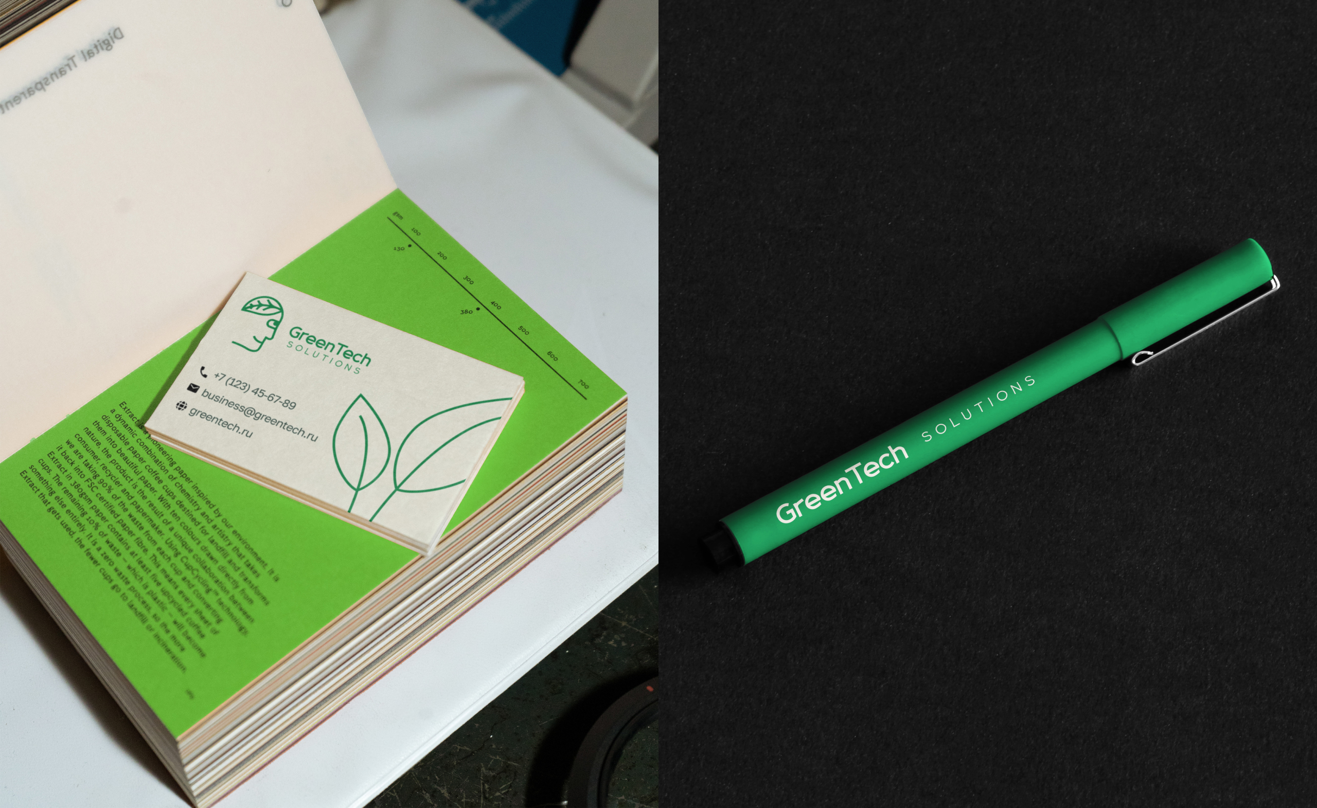 GreenTech Solutions — экология для бизнеса — Изображение №9 — Брендинг, Графика на Dprofile