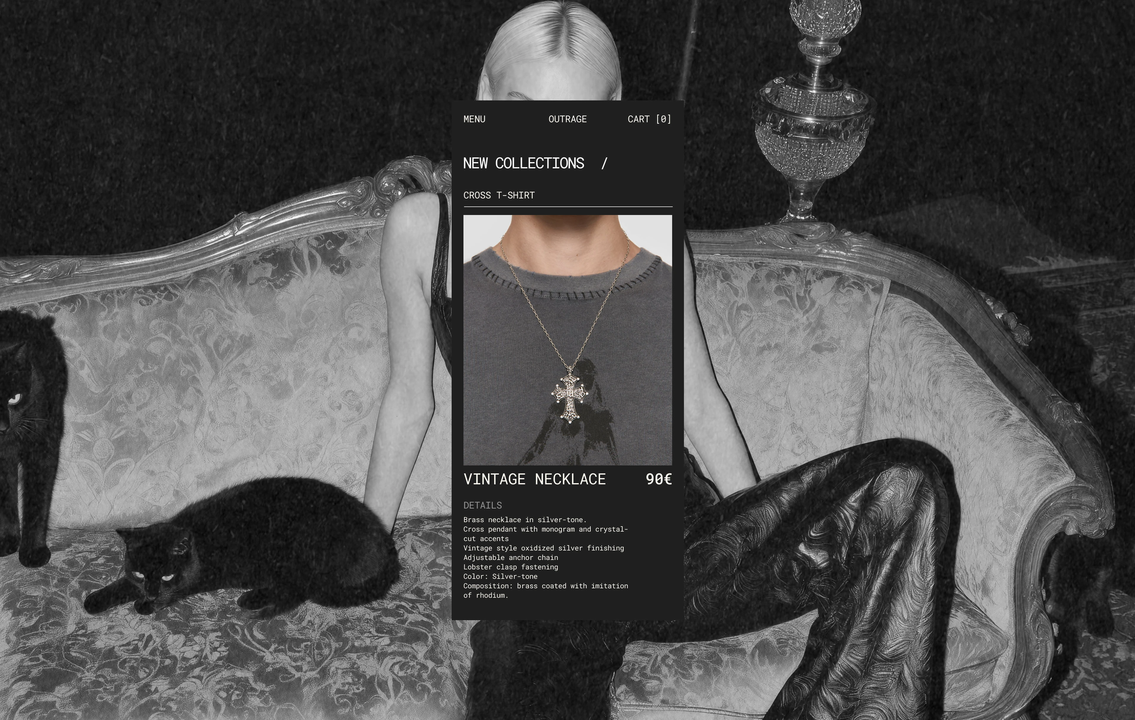 OUTRAGE / website for clothing store — Изображение №12 — Интерфейсы на Dprofile