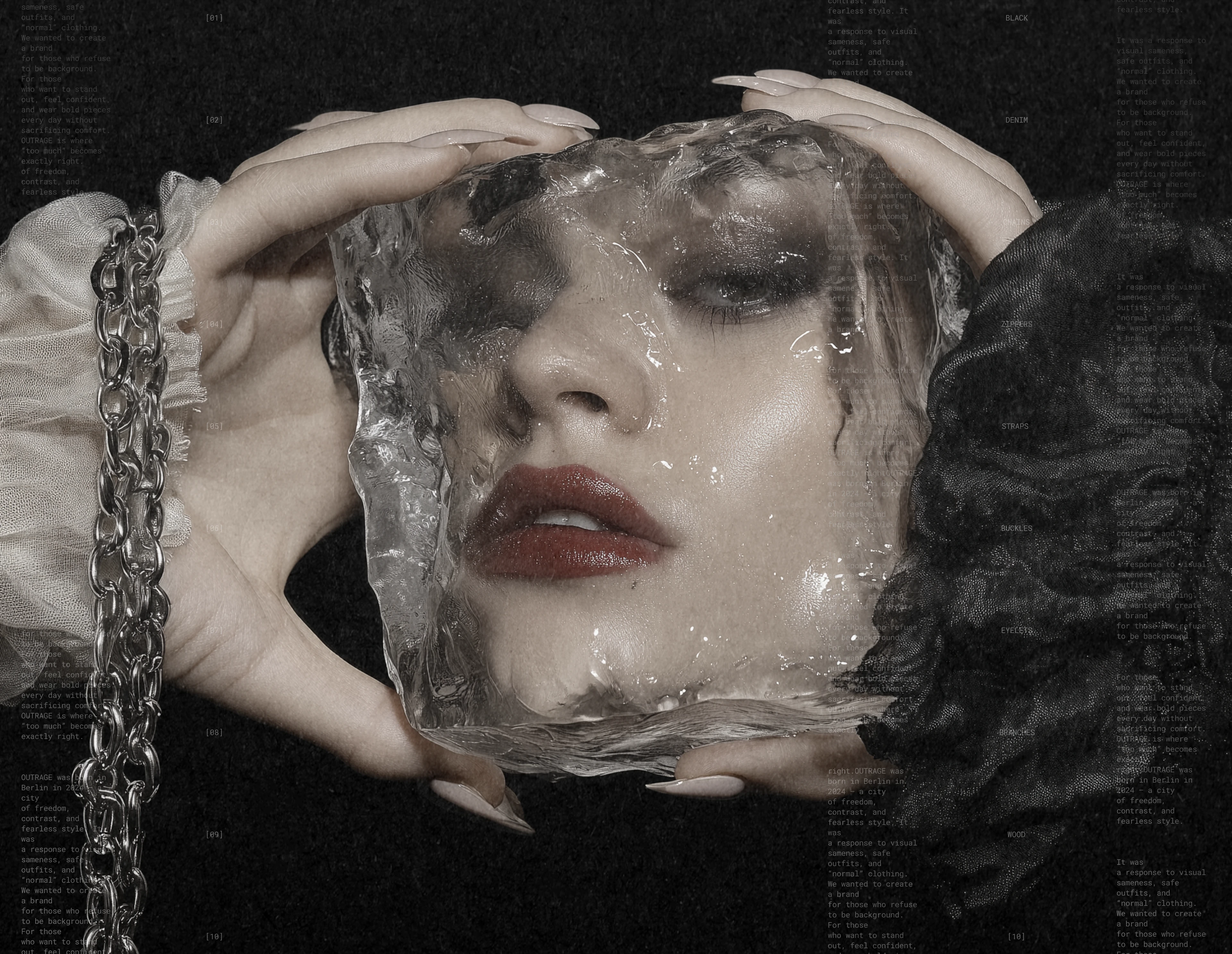 OUTRAGE / website for clothing store — Изображение №7 — Интерфейсы на Dprofile