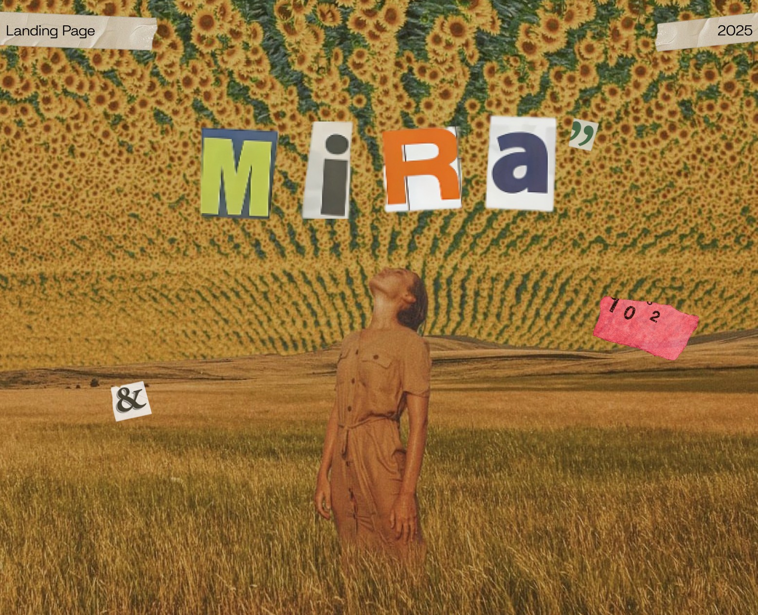 MIRA | Landing Page for Art Hub — Интерфейсы, Графика на Dprofile