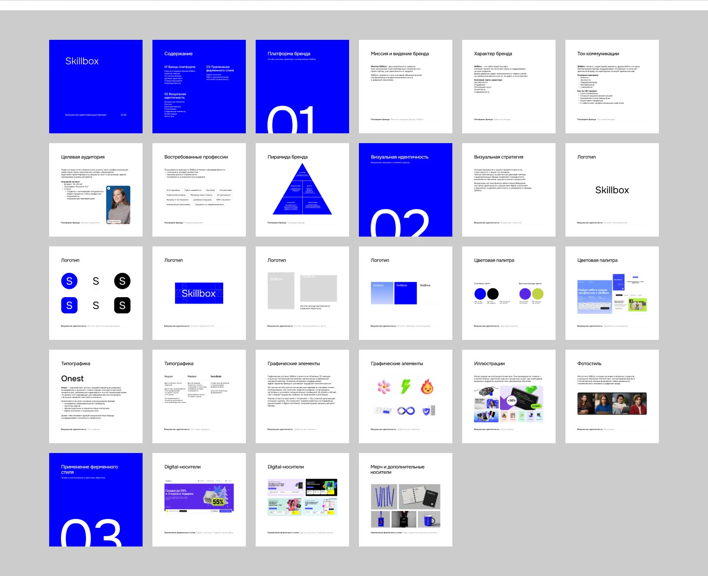Брендбук для Skillbox — Изображение №4 — Брендинг, Графика на Dprofile
