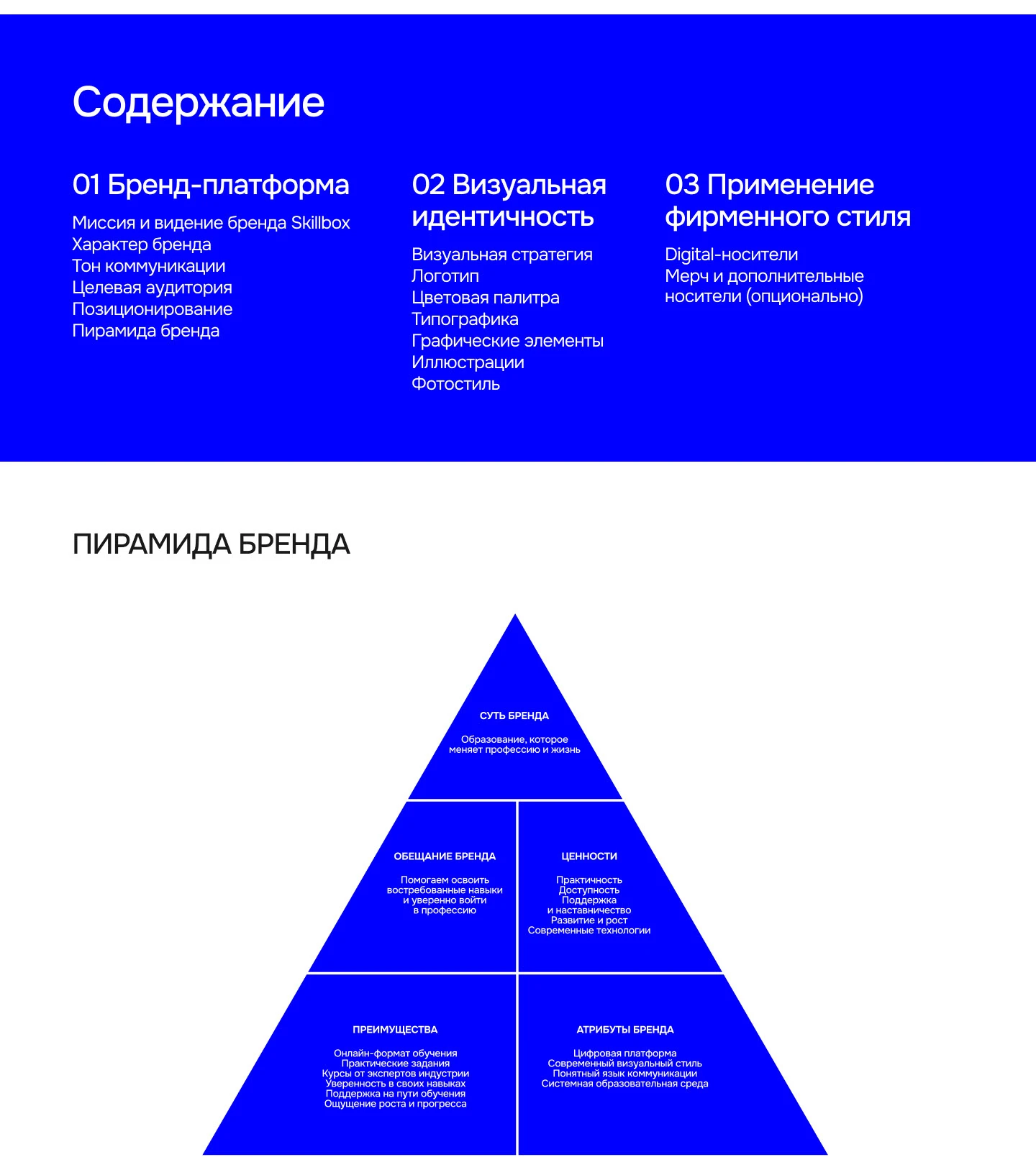 Брендбук для Skillbox — Изображение №5 — Брендинг, Графика на Dprofile