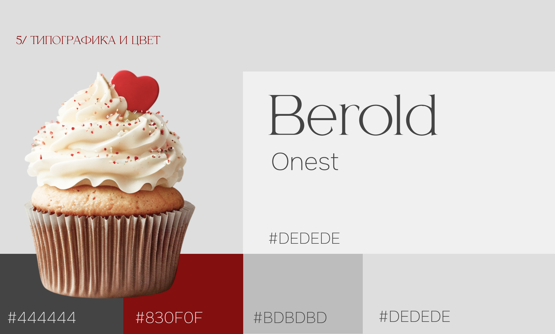 Сайт-визитка для кондитера — Изображение №8 — Интерфейсы на Dprofile