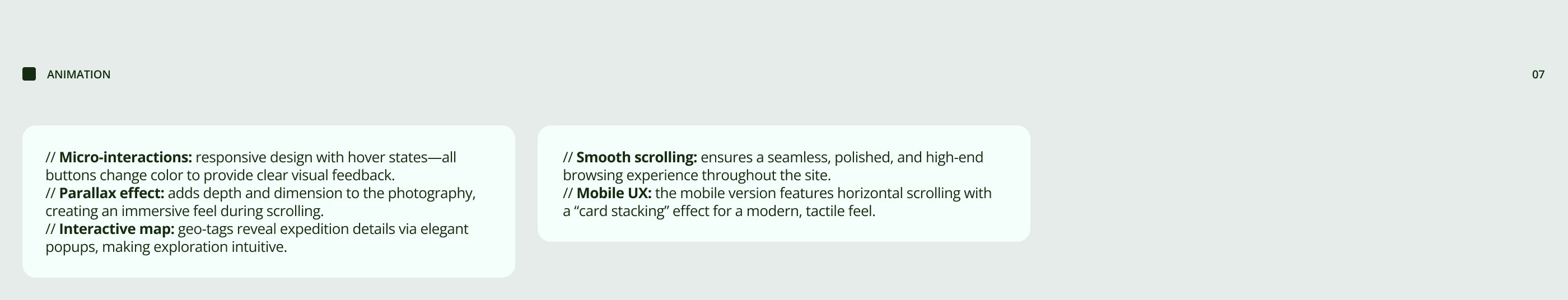 Naartoe-website — Изображение №7 — Интерфейсы на Dprofile