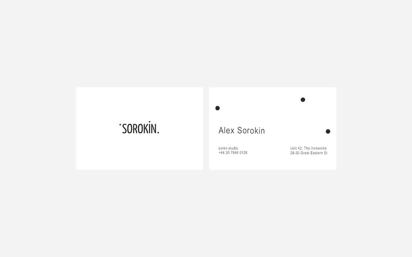 SOROKIN — Visual Identity — Изображение №4 — Брендинг на Dprofile
