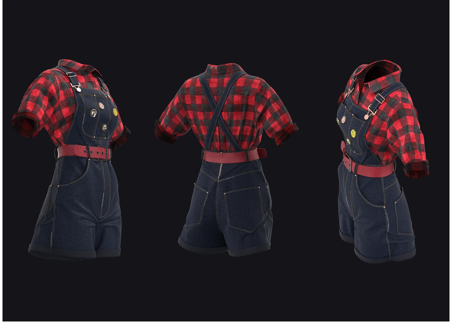3D clothing concept / girl 2000 — Изображение №3 — 3D на Dprofile