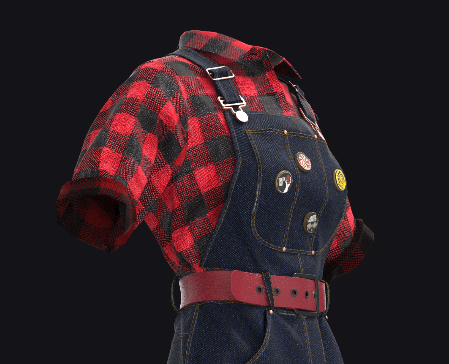 3D clothing concept / girl 2000 — 3D на Dprofile