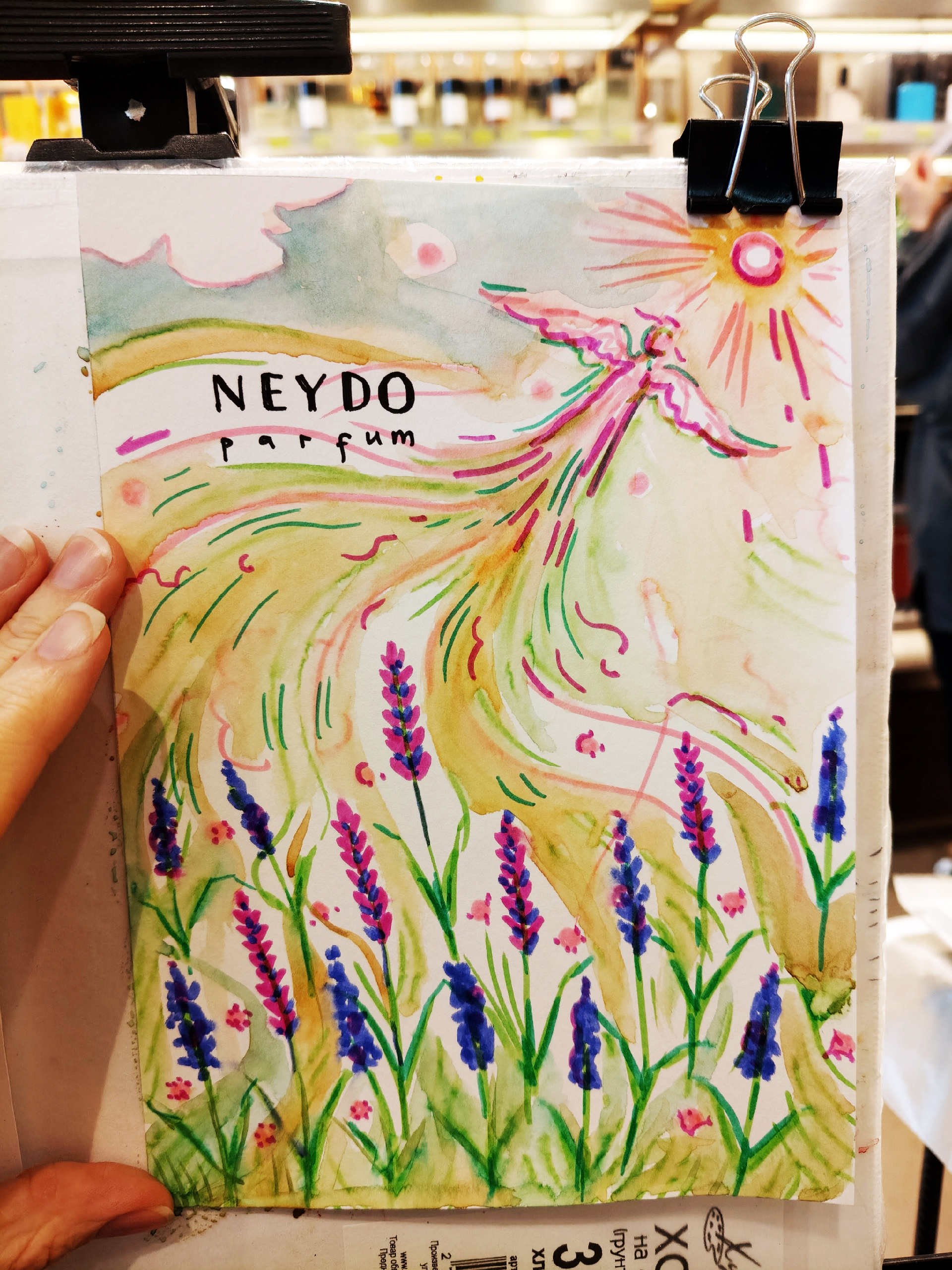 EVENT-иллюстрации в клиентский день. Парфюм Neydo — Изображение №9 — Иллюстрация на Dprofile