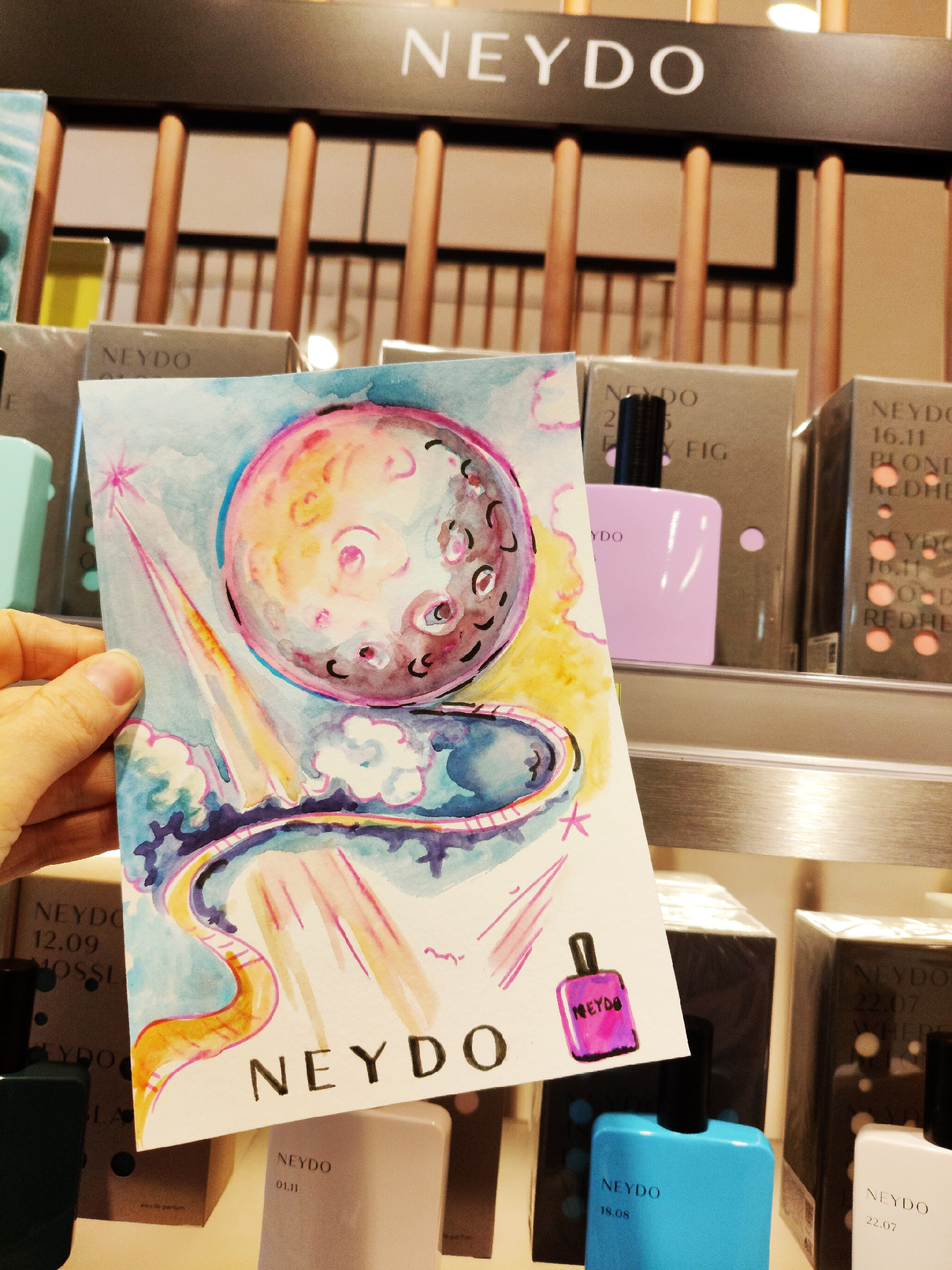 EVENT-иллюстрации в клиентский день. Парфюм Neydo — Изображение №4 — Иллюстрация на Dprofile