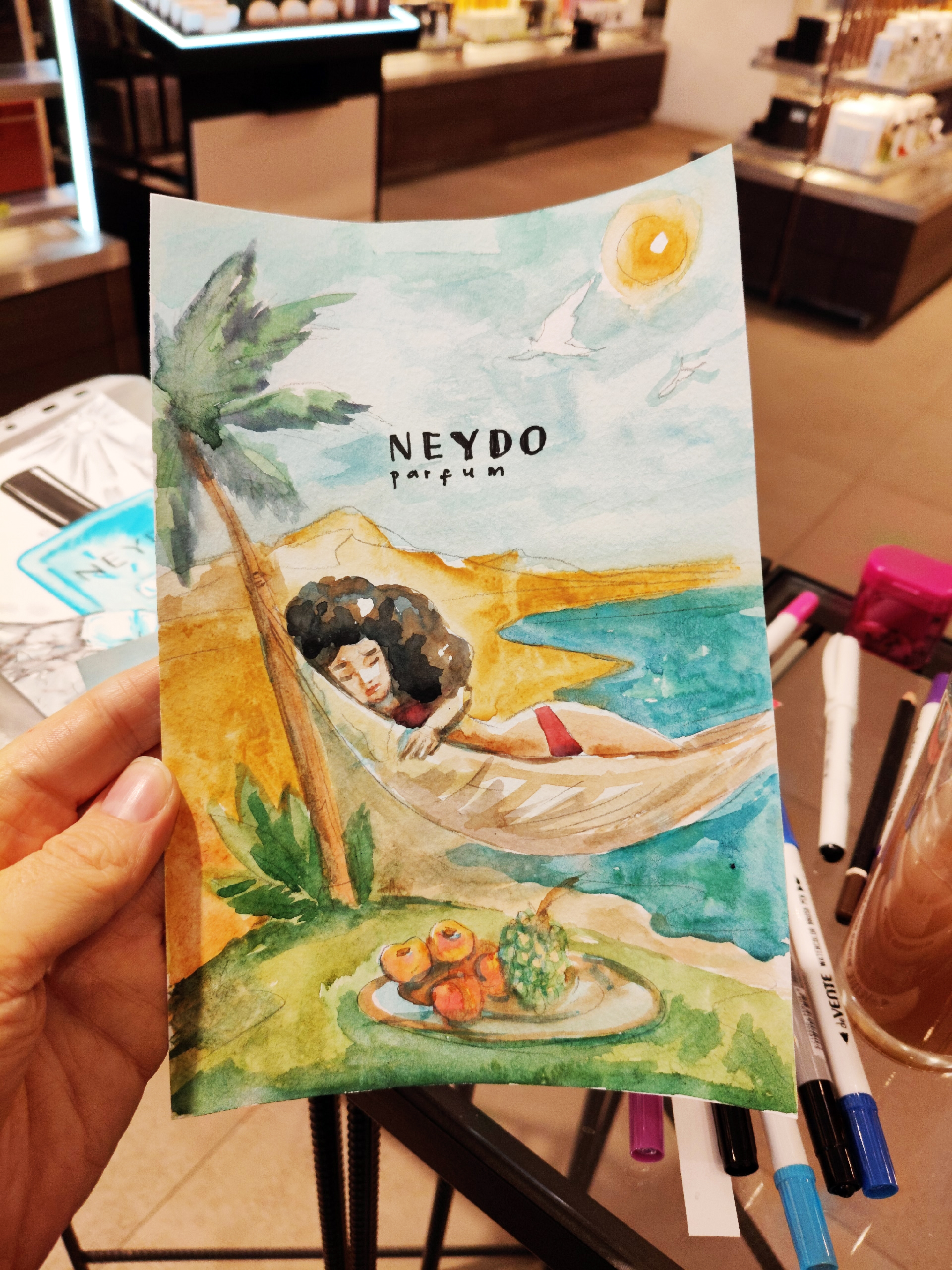 EVENT-иллюстрации в клиентский день. Парфюм Neydo — Изображение №11 — Иллюстрация на Dprofile