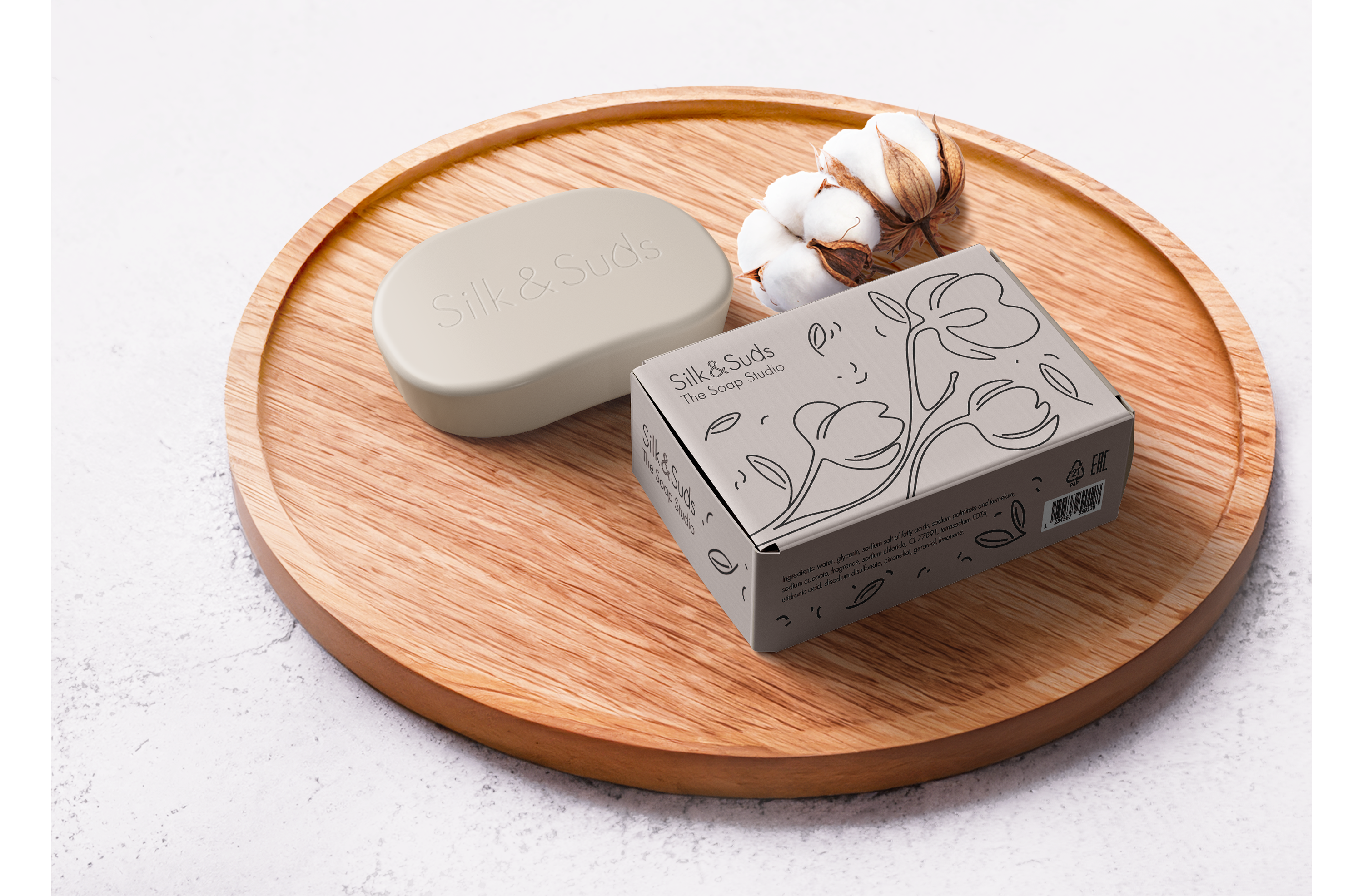 Упаковка для мыла «Silk&Suds» — Изображение №7 — Брендинг, Иллюстрация на Dprofile