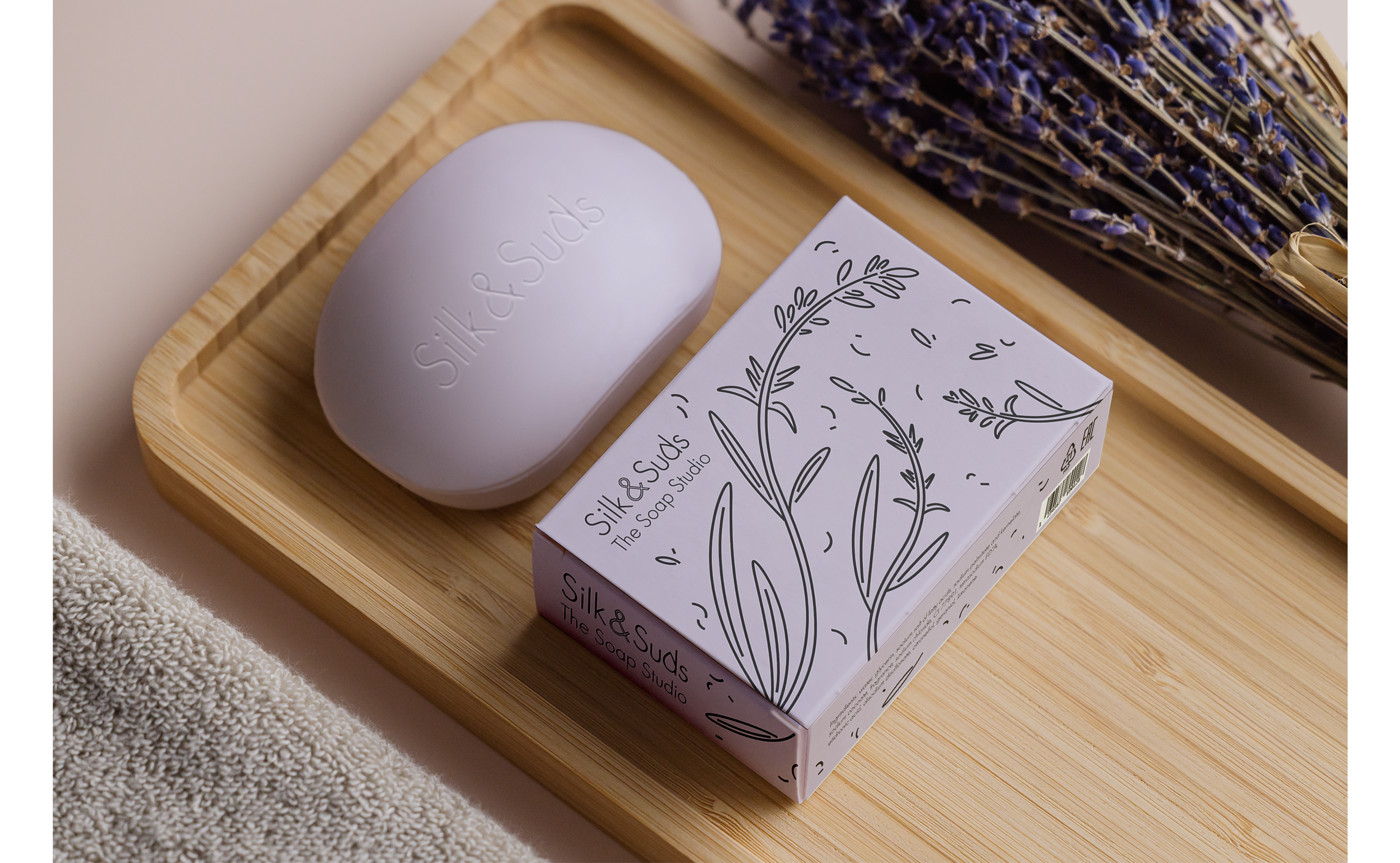 Упаковка для мыла «Silk&Suds» — Изображение №3 — Брендинг, Иллюстрация на Dprofile