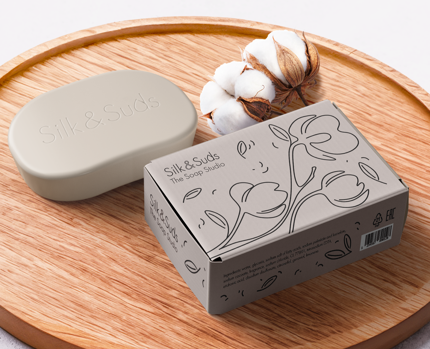 Упаковка для мыла «Silk&Suds» на Dprofile