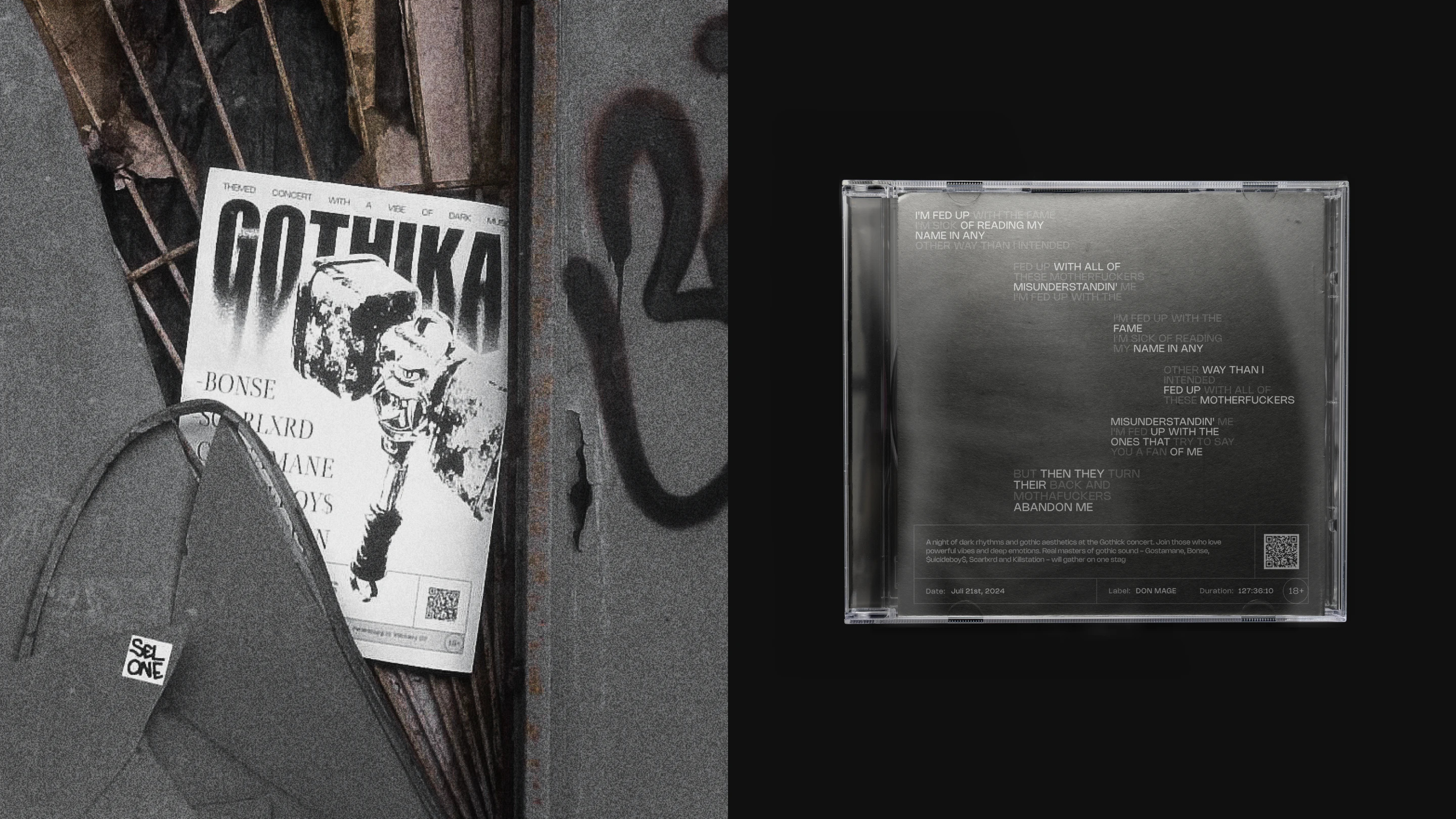 GOTHIKA | Dark Music Festival — Изображение №8 — Брендинг, 3D на Dprofile