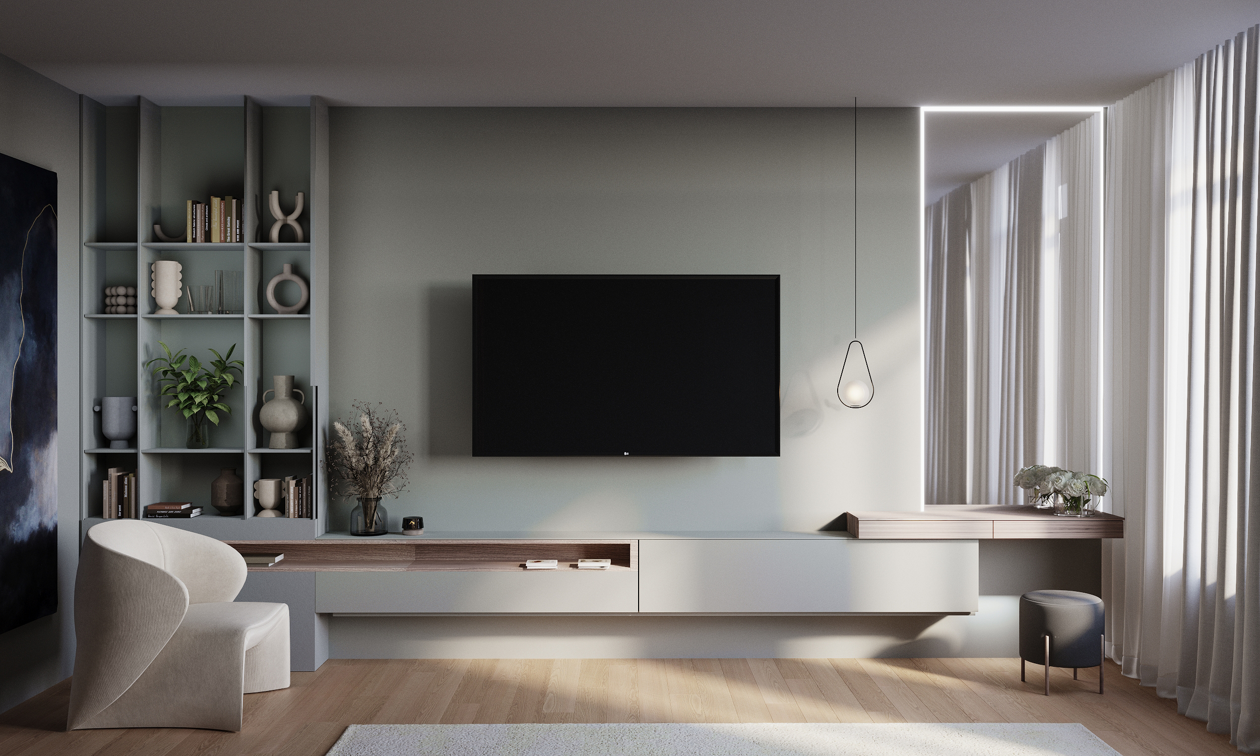 Bedroom interior Design — Изображение №3 — 3D на Dprofile