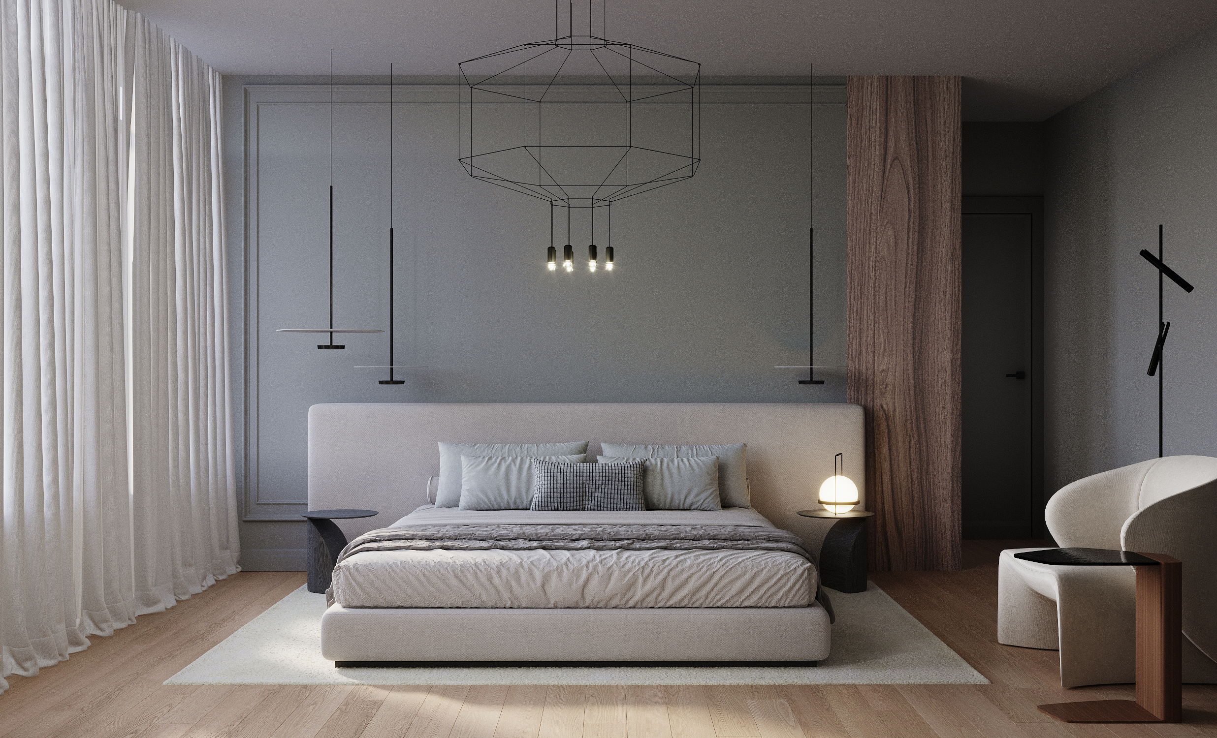 Bedroom interior Design — Изображение №2 — 3D на Dprofile